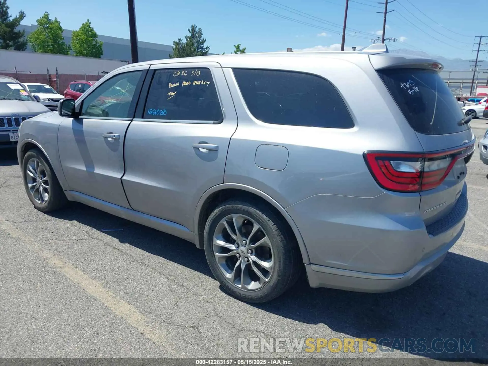 3 Photograph of a damaged car 1C4RDHDG0KC684454 DODGE DURANGO 2019