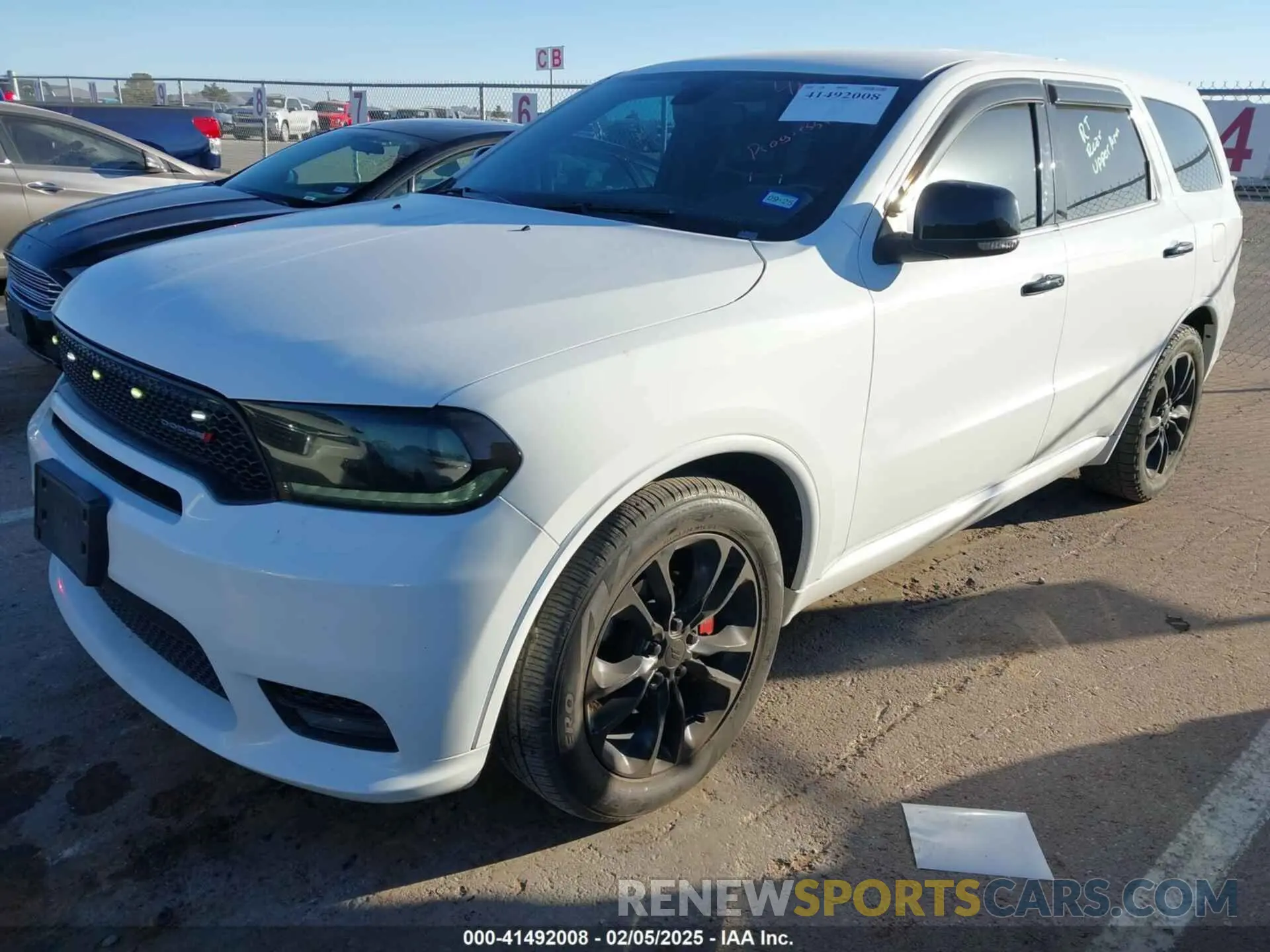2 Photograph of a damaged car 1C4RDHDG1KC690912 DODGE DURANGO 2019