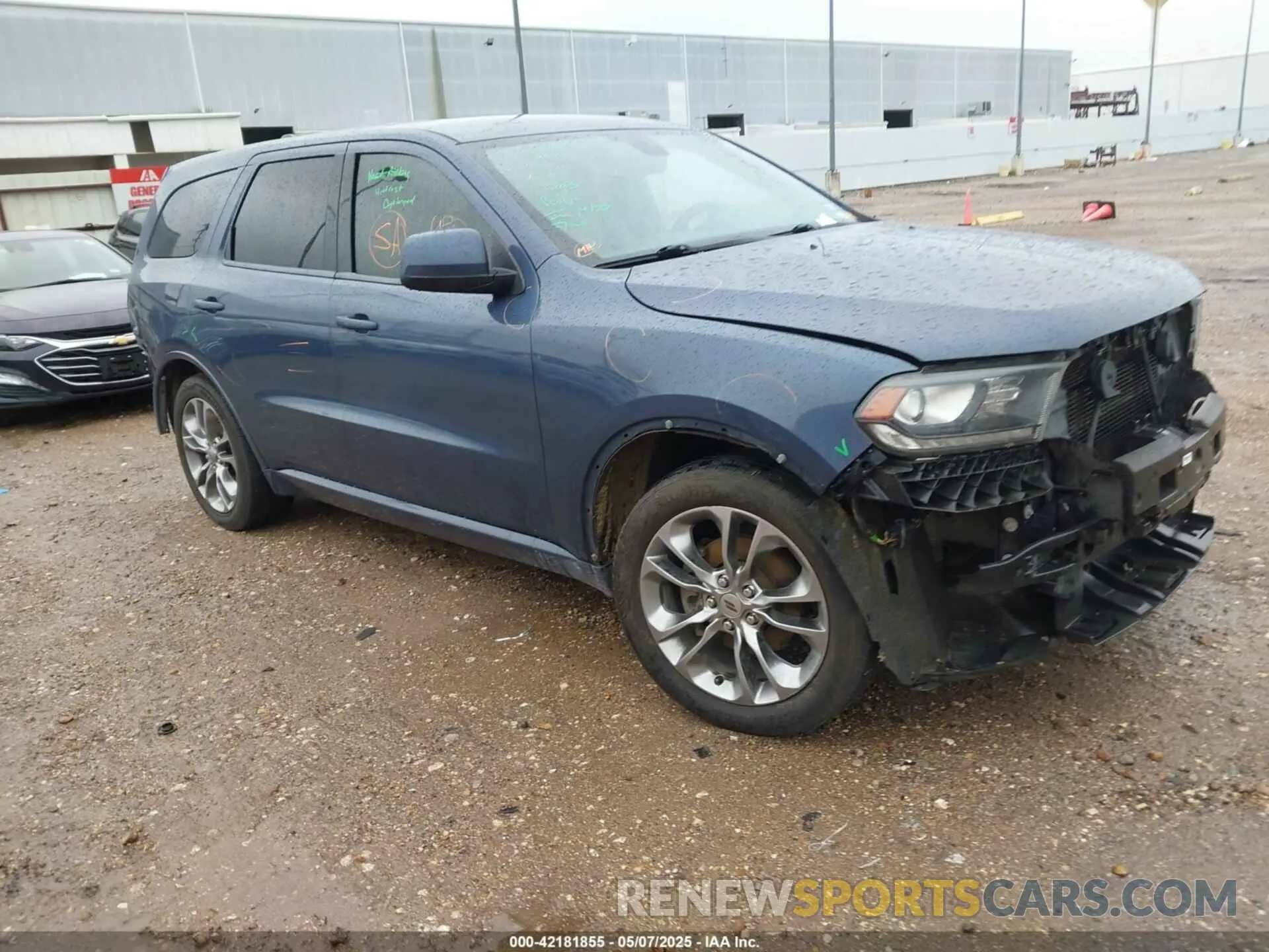 1 Photograph of a damaged car 1C4RDHDG2KC779596 DODGE DURANGO 2019