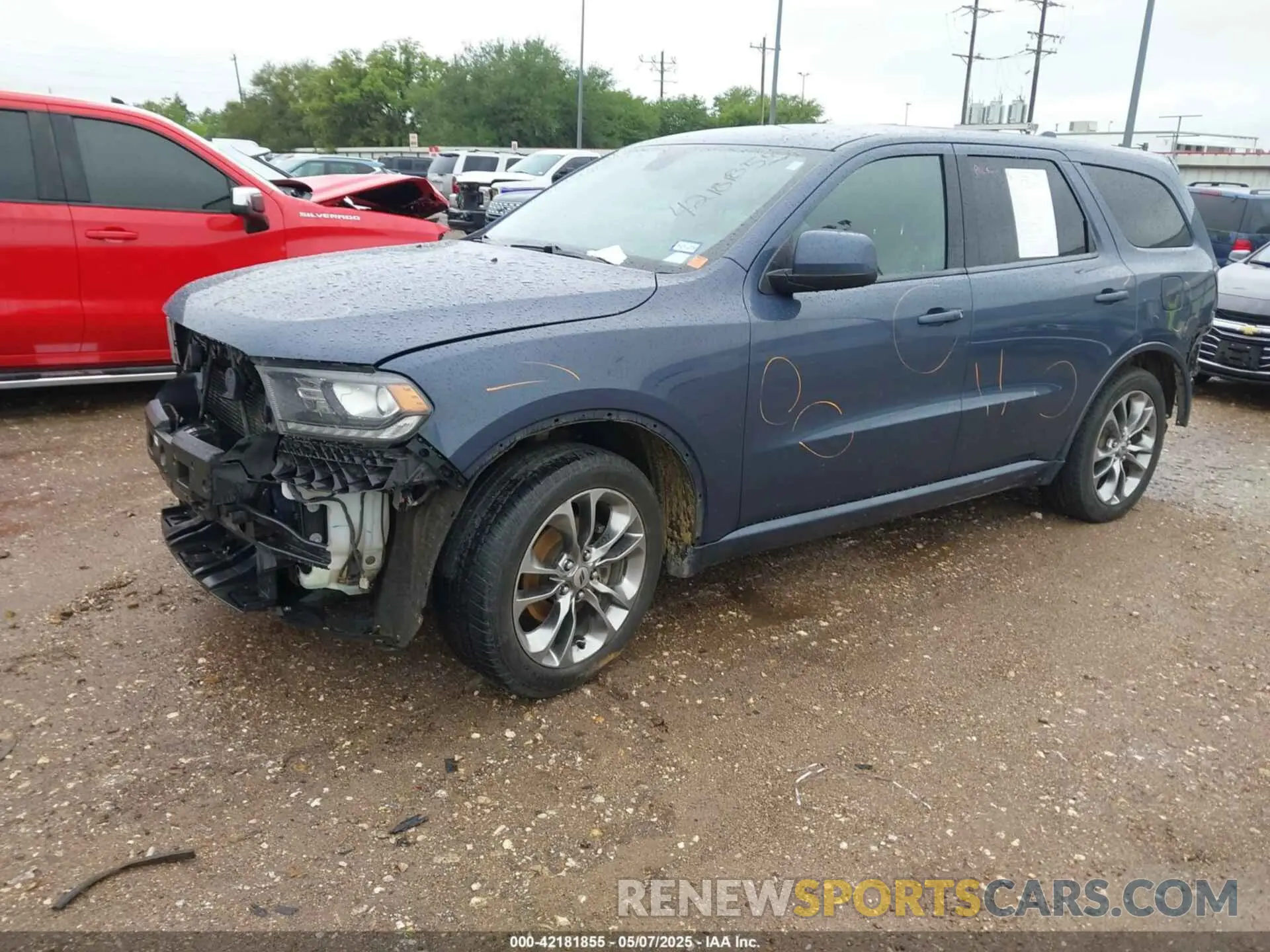 2 Photograph of a damaged car 1C4RDHDG2KC779596 DODGE DURANGO 2019