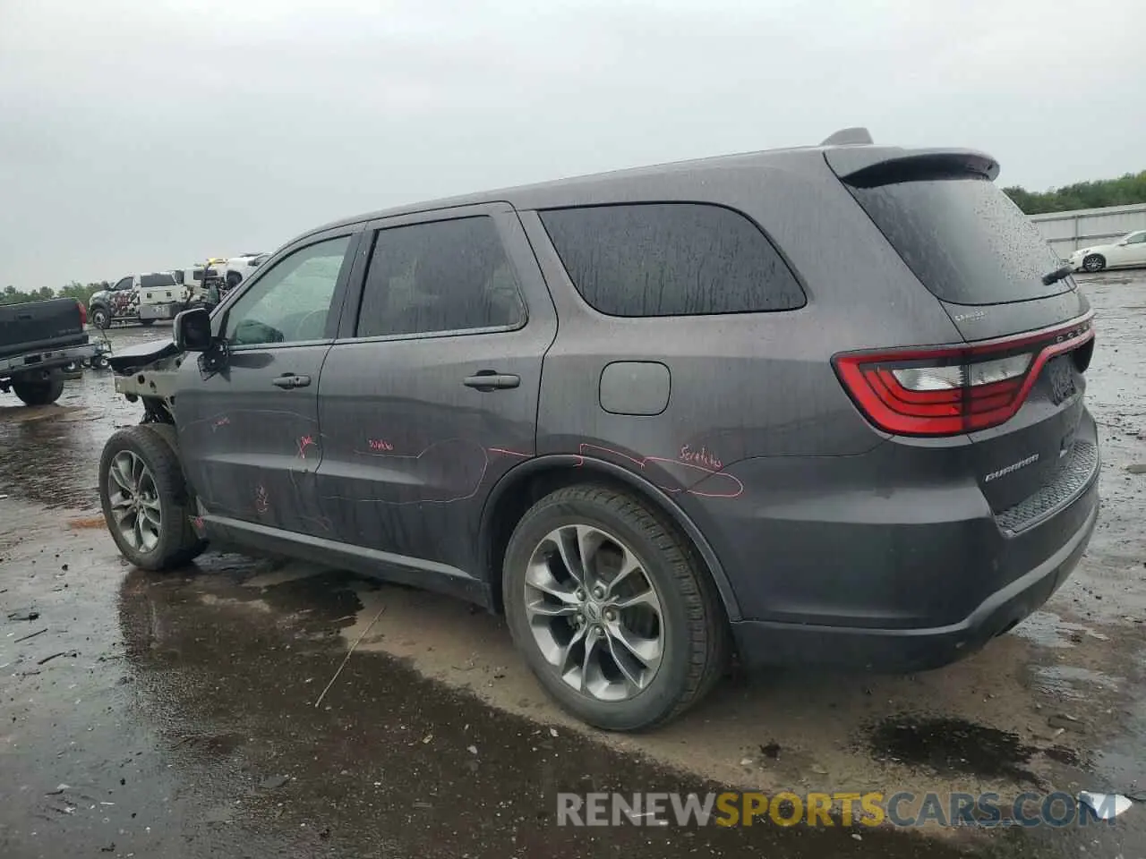 2 Photograph of a damaged car 1C4RDHDG4KC721361 DODGE DURANGO 2019