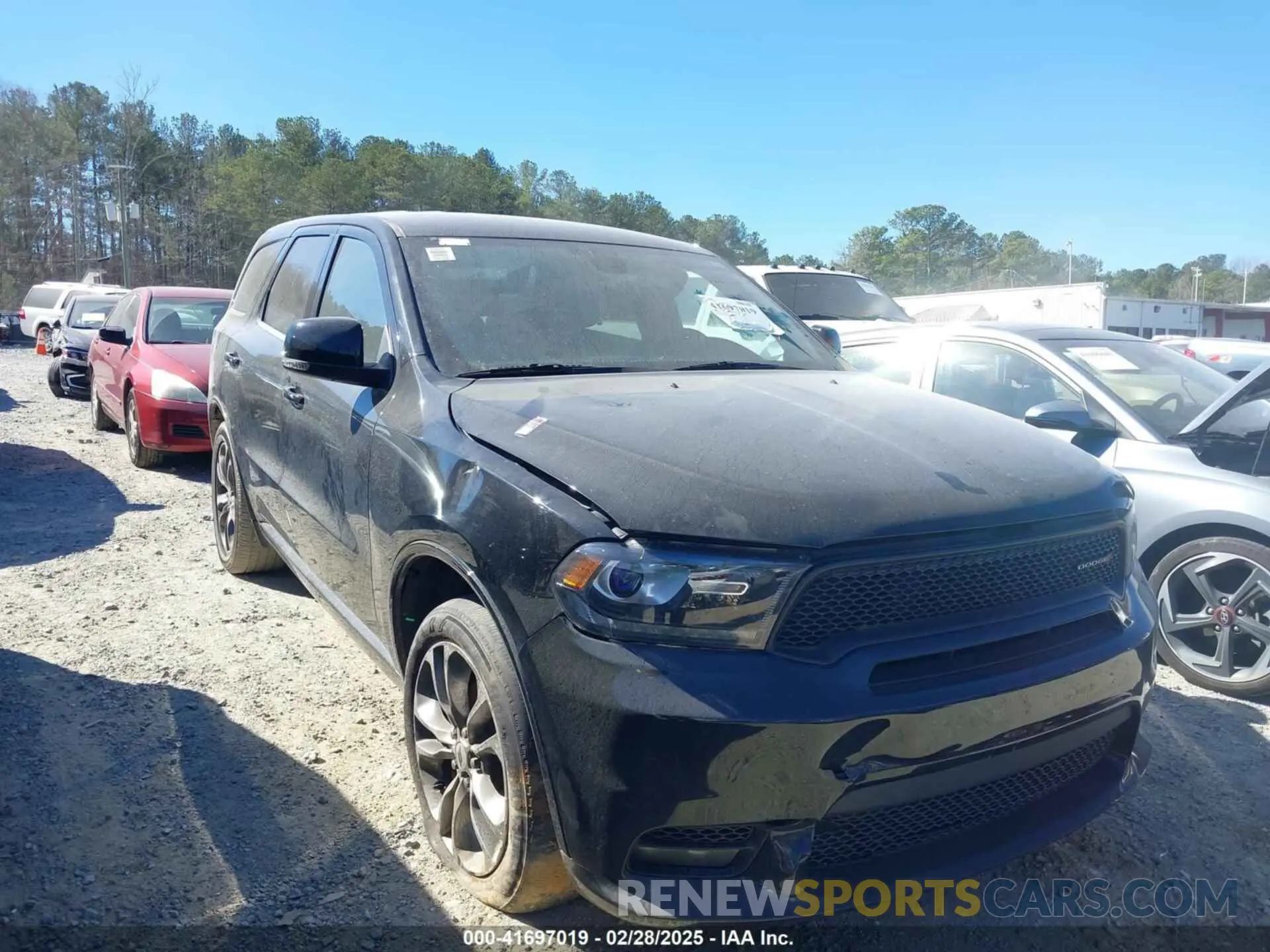 1 Photograph of a damaged car 1C4RDHDG5KC721398 DODGE DURANGO 2019