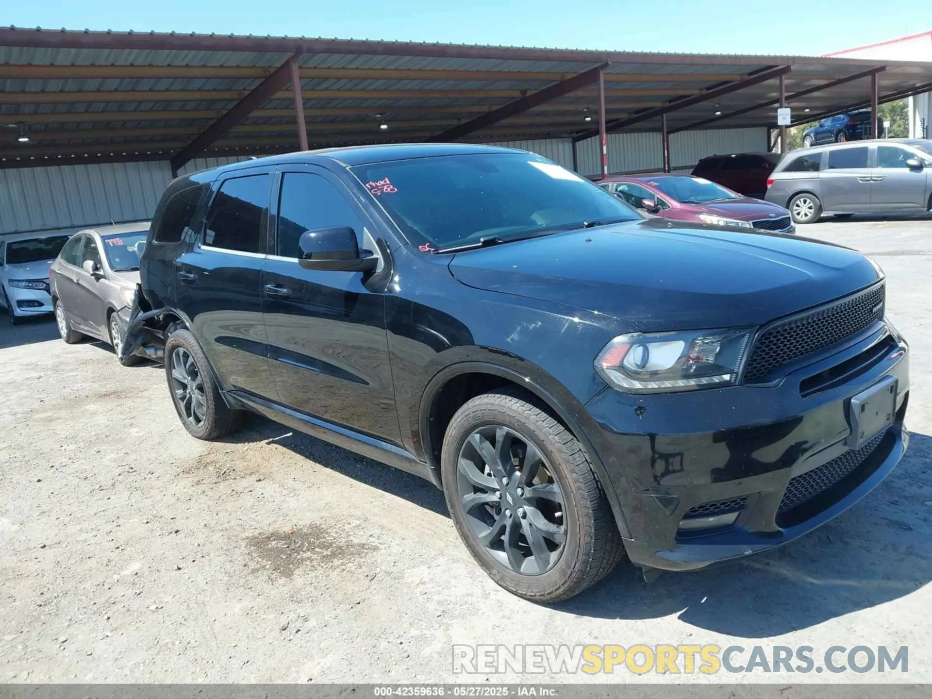 1 Photograph of a damaged car 1C4RDHDG6KC534865 DODGE DURANGO 2019
