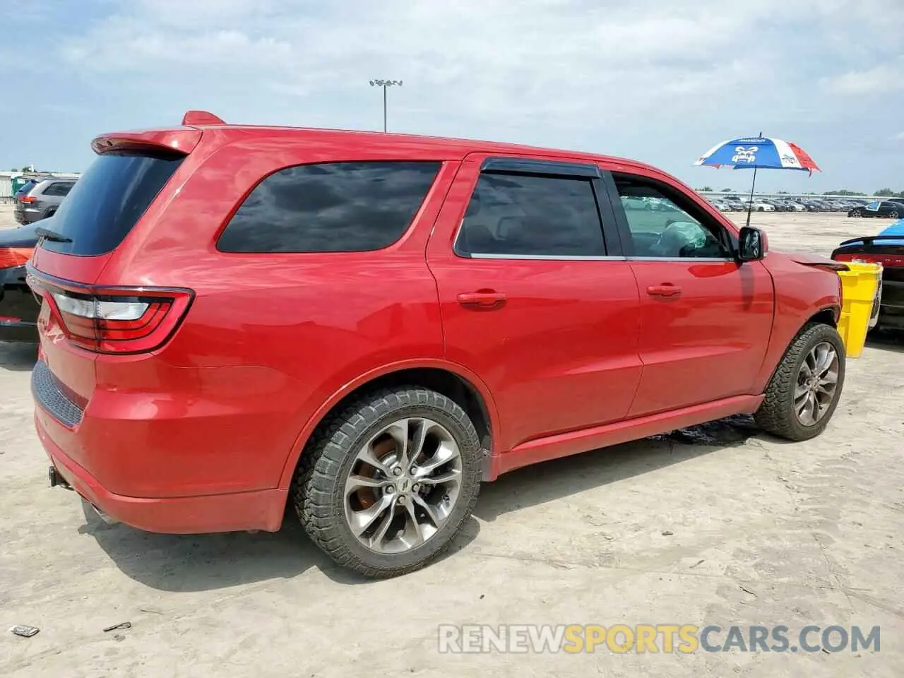 3 Photograph of a damaged car 1C4RDHDG8KC650407 DODGE DURANGO 2019