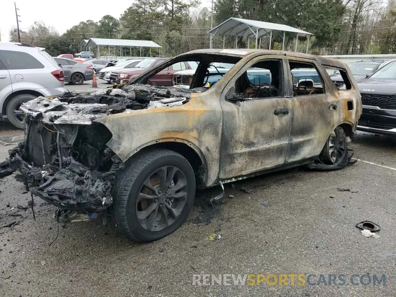1 Photograph of a damaged car 1C4RDHDG8KC650486 DODGE DURANGO 2019