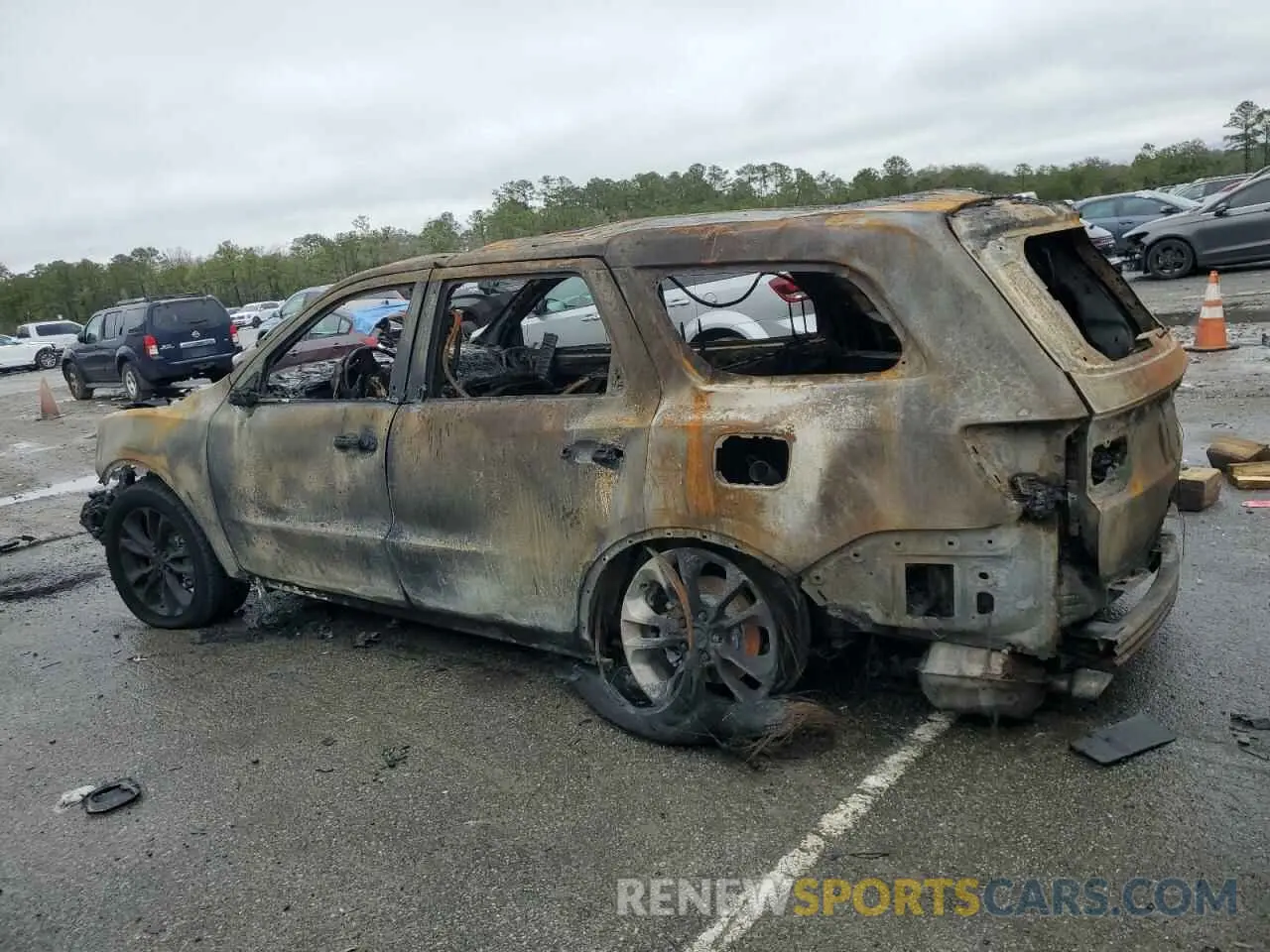 2 Photograph of a damaged car 1C4RDHDG8KC650486 DODGE DURANGO 2019
