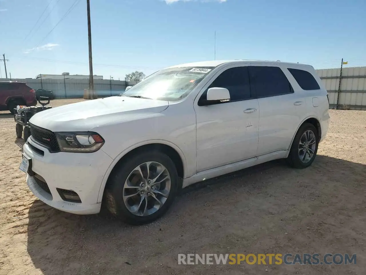 1 Photograph of a damaged car 1C4RDHDG8KC650701 DODGE DURANGO 2019