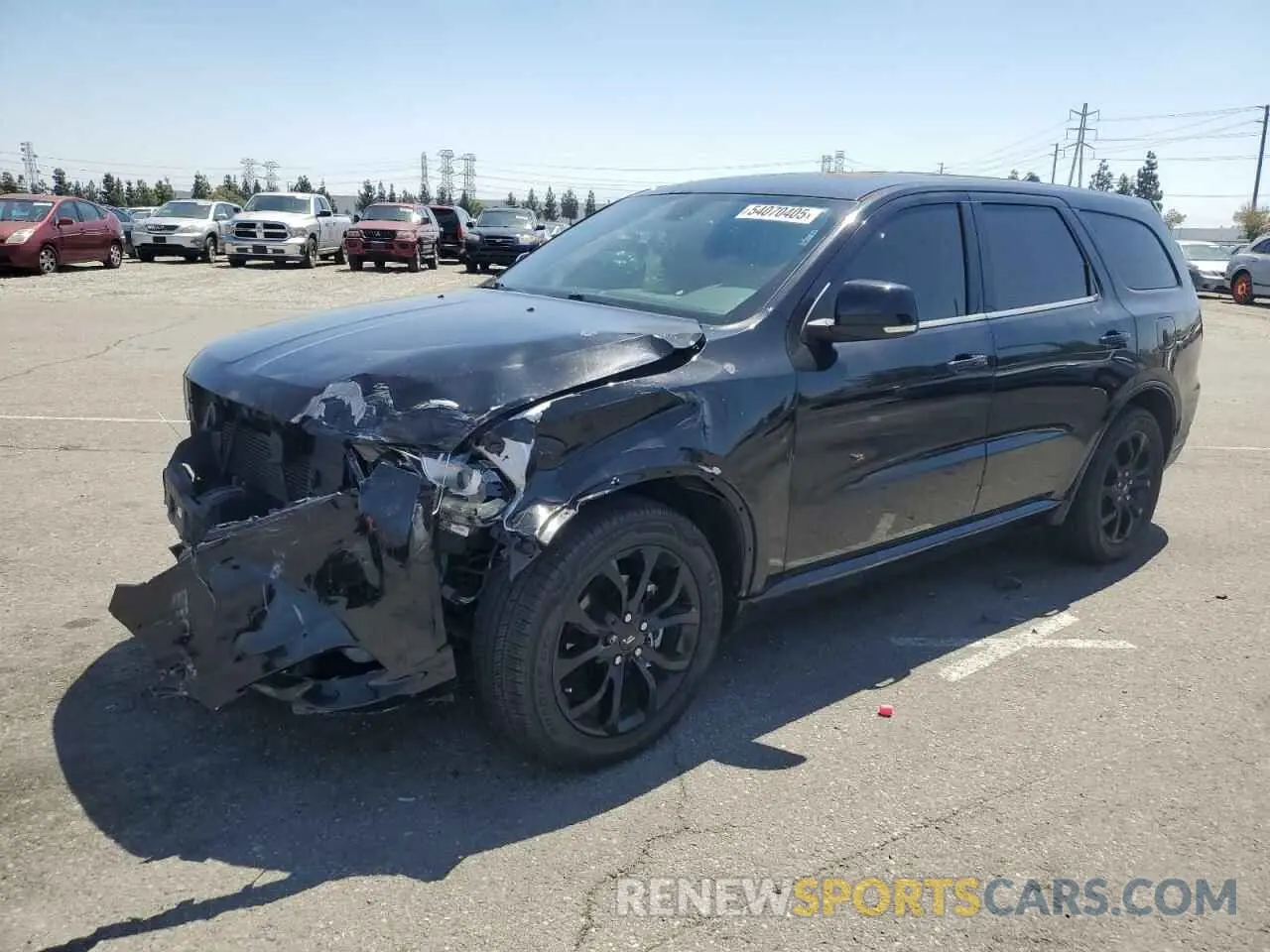1 Photograph of a damaged car 1C4RDHDG8KC820409 DODGE DURANGO 2019