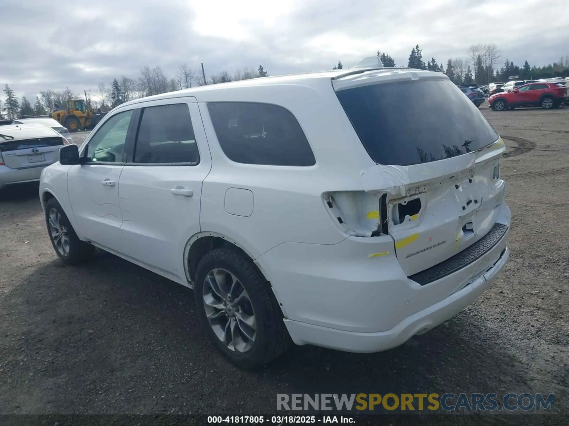 3 Photograph of a damaged car 1C4RDHDG9KC803201 DODGE DURANGO 2019