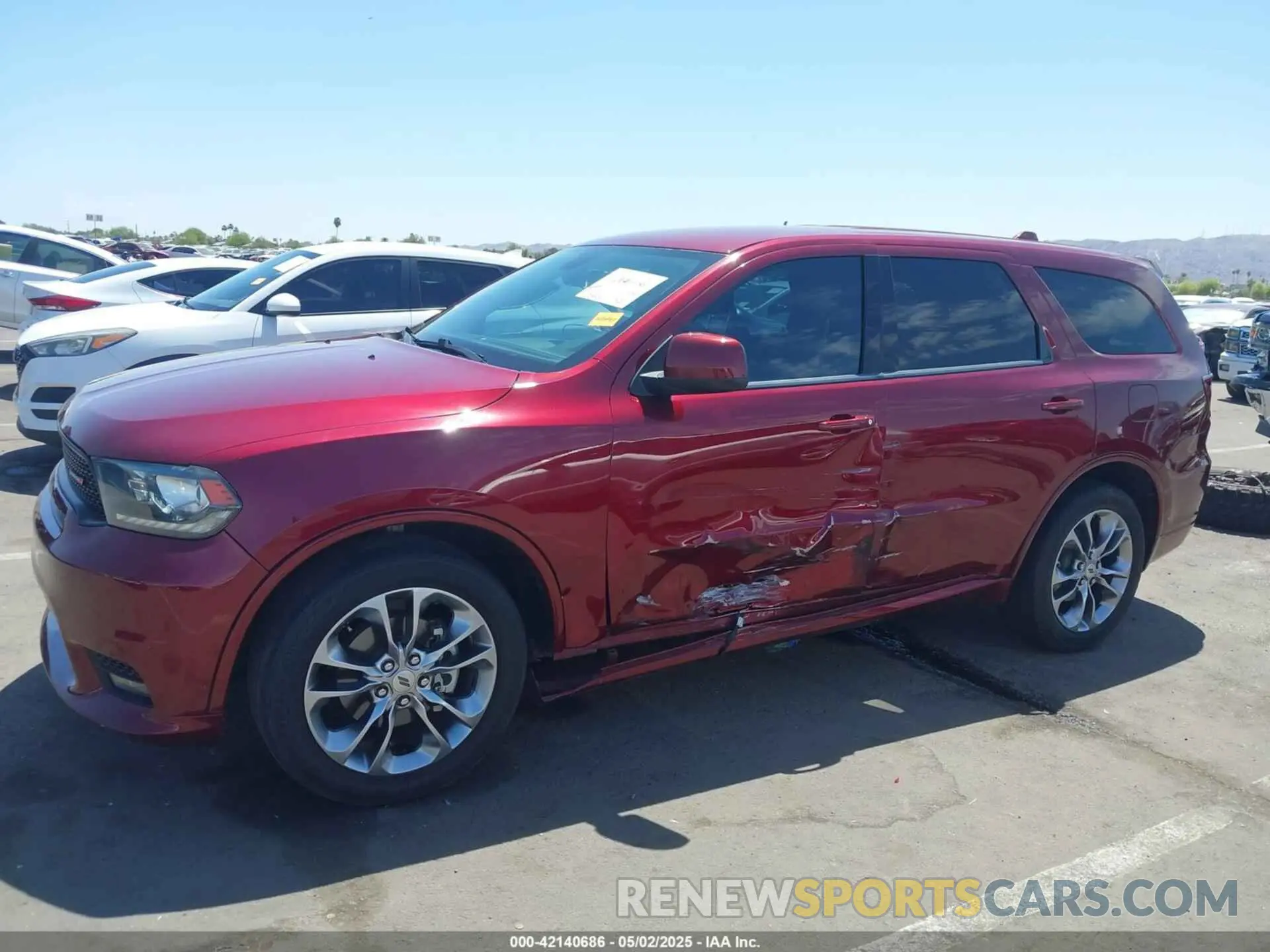 2 Photograph of a damaged car 1C4RDHDGXKC582353 DODGE DURANGO 2019