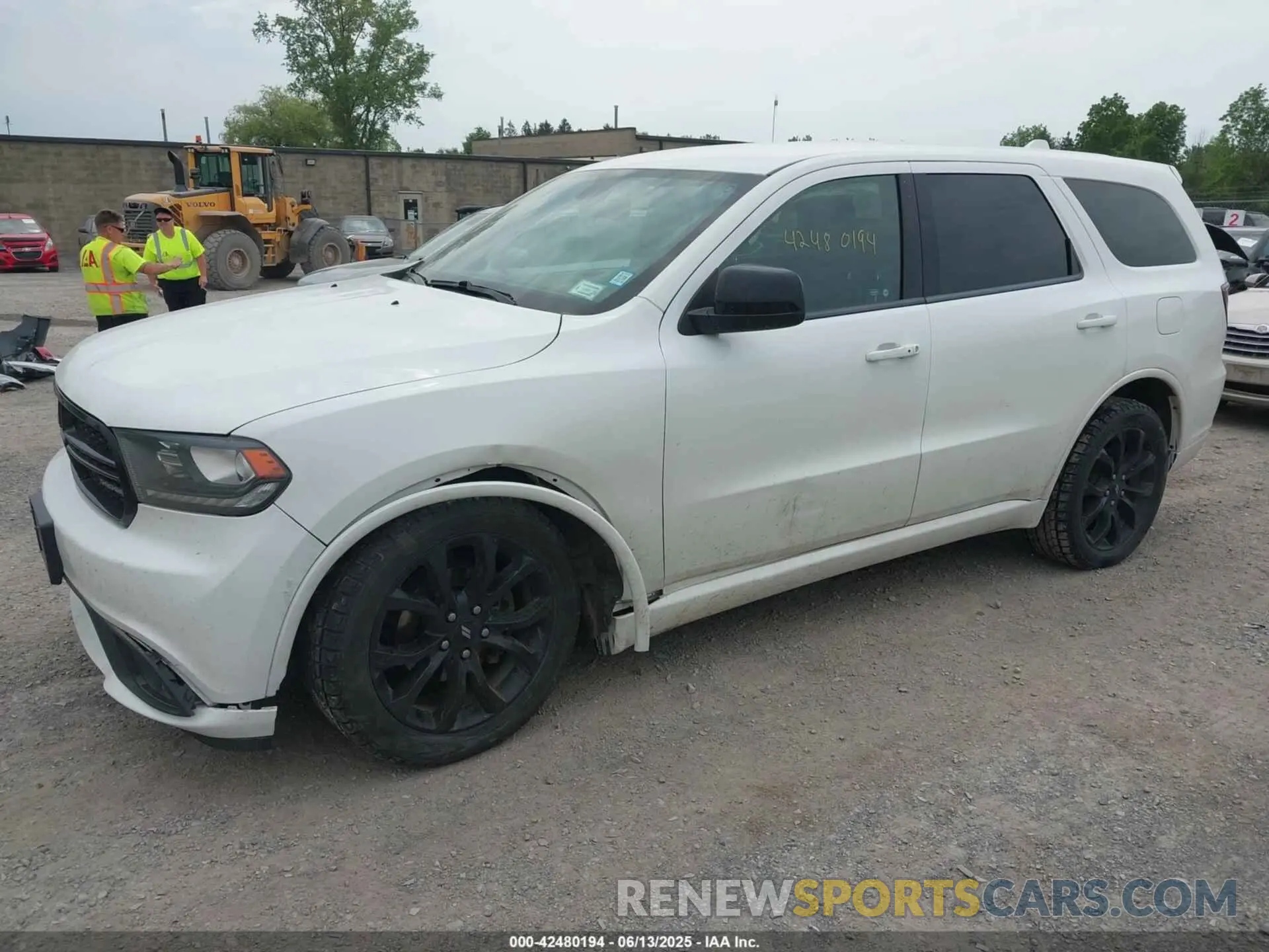 2 Photograph of a damaged car 1C4RDJAG0KC848670 DODGE DURANGO 2019
