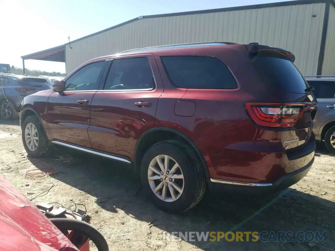 2 Photograph of a damaged car 1C4RDJAG2KC848010 DODGE DURANGO 2019