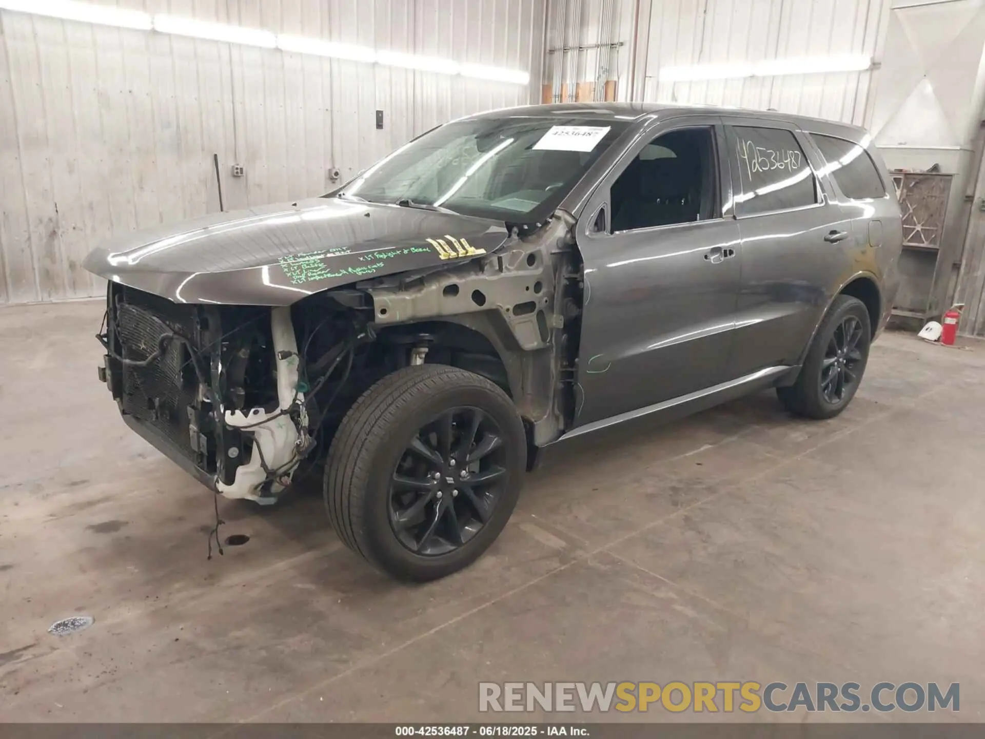 2 Photograph of a damaged car 1C4RDJAG5KC633866 DODGE DURANGO 2019