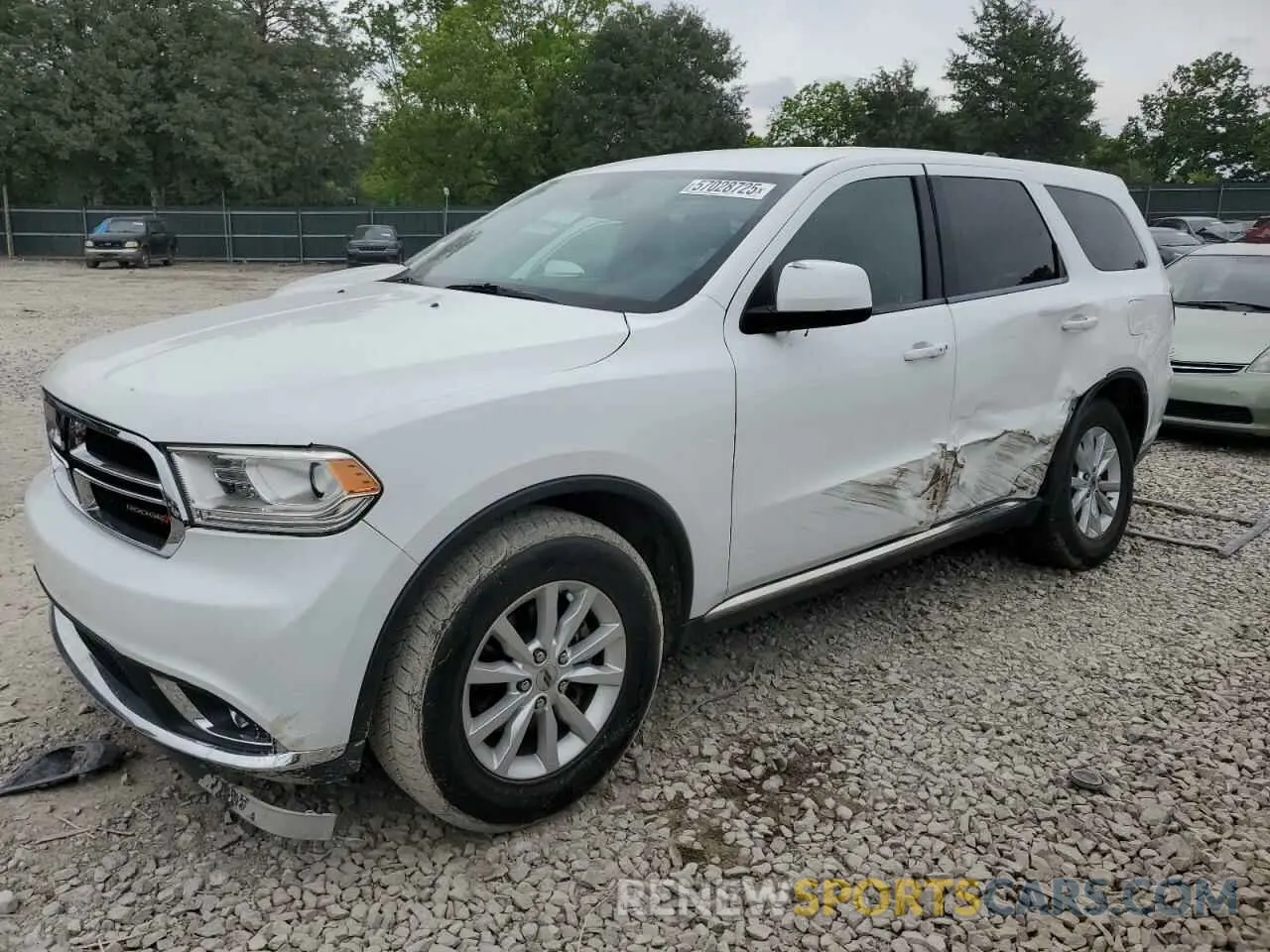 1 Photograph of a damaged car 1C4RDJAG6KC585438 DODGE DURANGO 2019