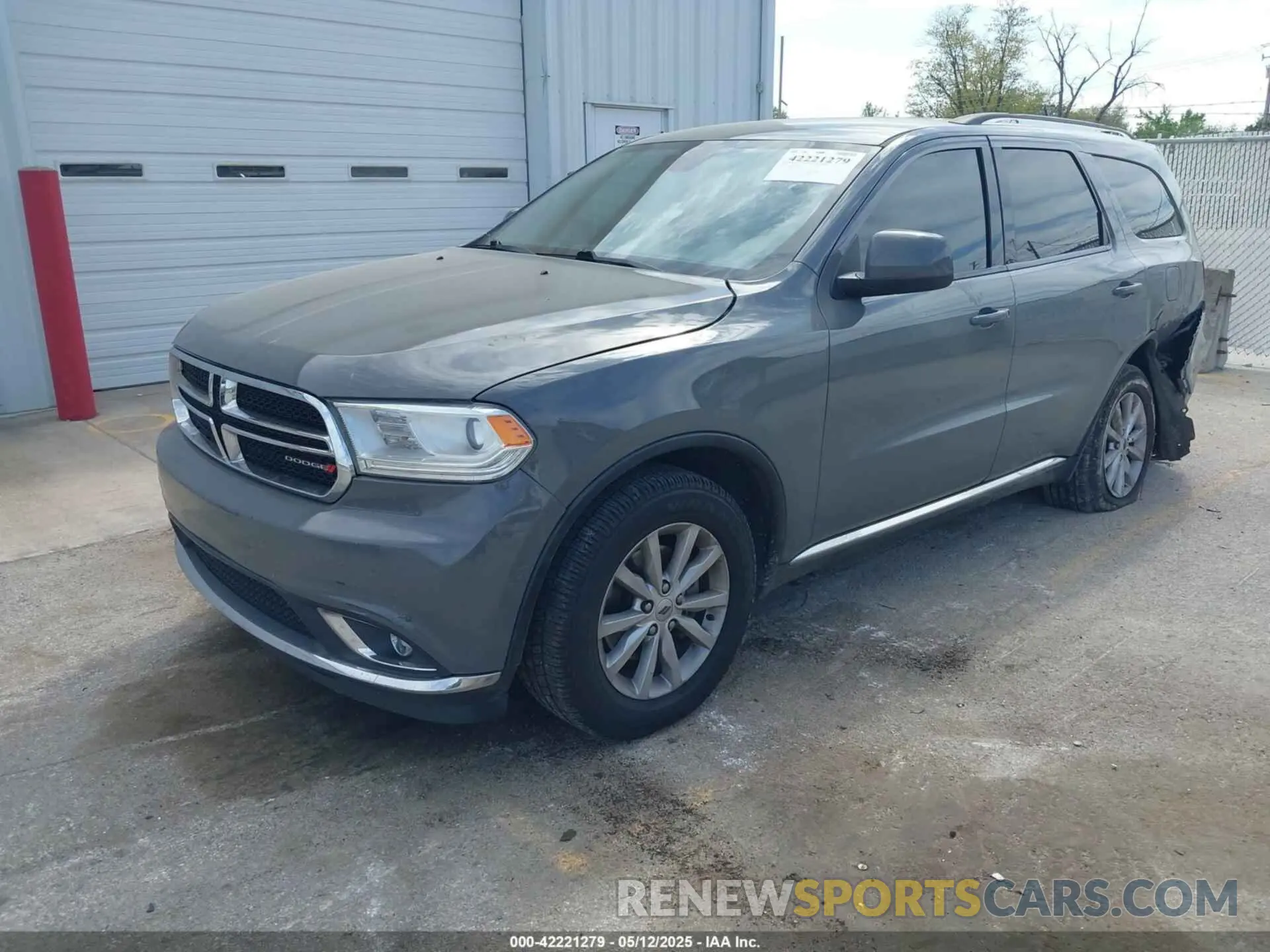 2 Photograph of a damaged car 1C4RDJAG9KC645325 DODGE DURANGO 2019