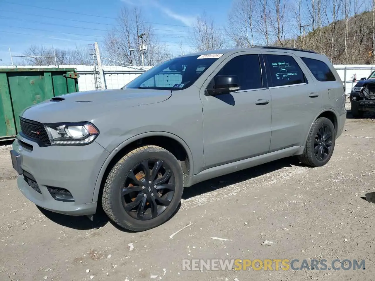 1 Photograph of a damaged car 1C4RDJDG0KC821240 DODGE DURANGO 2019