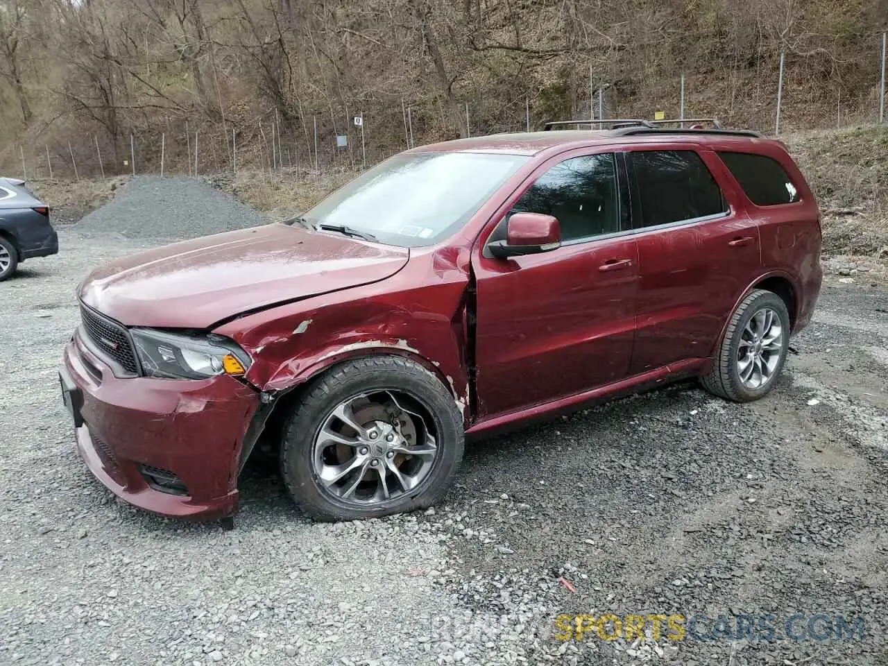 1 Photograph of a damaged car 1C4RDJDG1KC582619 DODGE DURANGO 2019