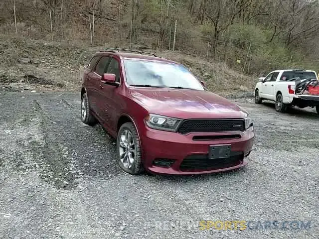 12 Photograph of a damaged car 1C4RDJDG1KC582619 DODGE DURANGO 2019