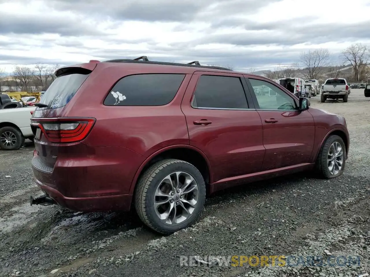 3 Photograph of a damaged car 1C4RDJDG1KC582619 DODGE DURANGO 2019