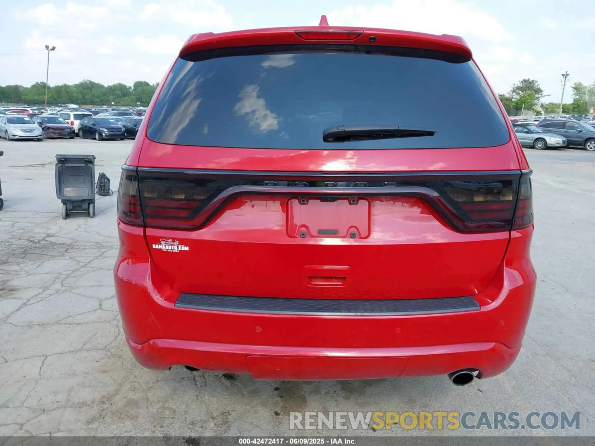 16 Photograph of a damaged car 1C4RDJDG1KC605509 DODGE DURANGO 2019