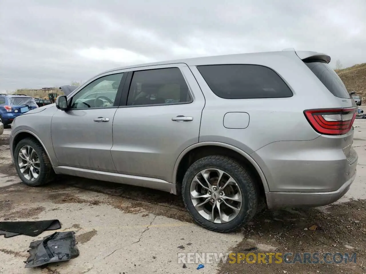 2 Photograph of a damaged car 1C4RDJDG1KC626487 DODGE DURANGO 2019
