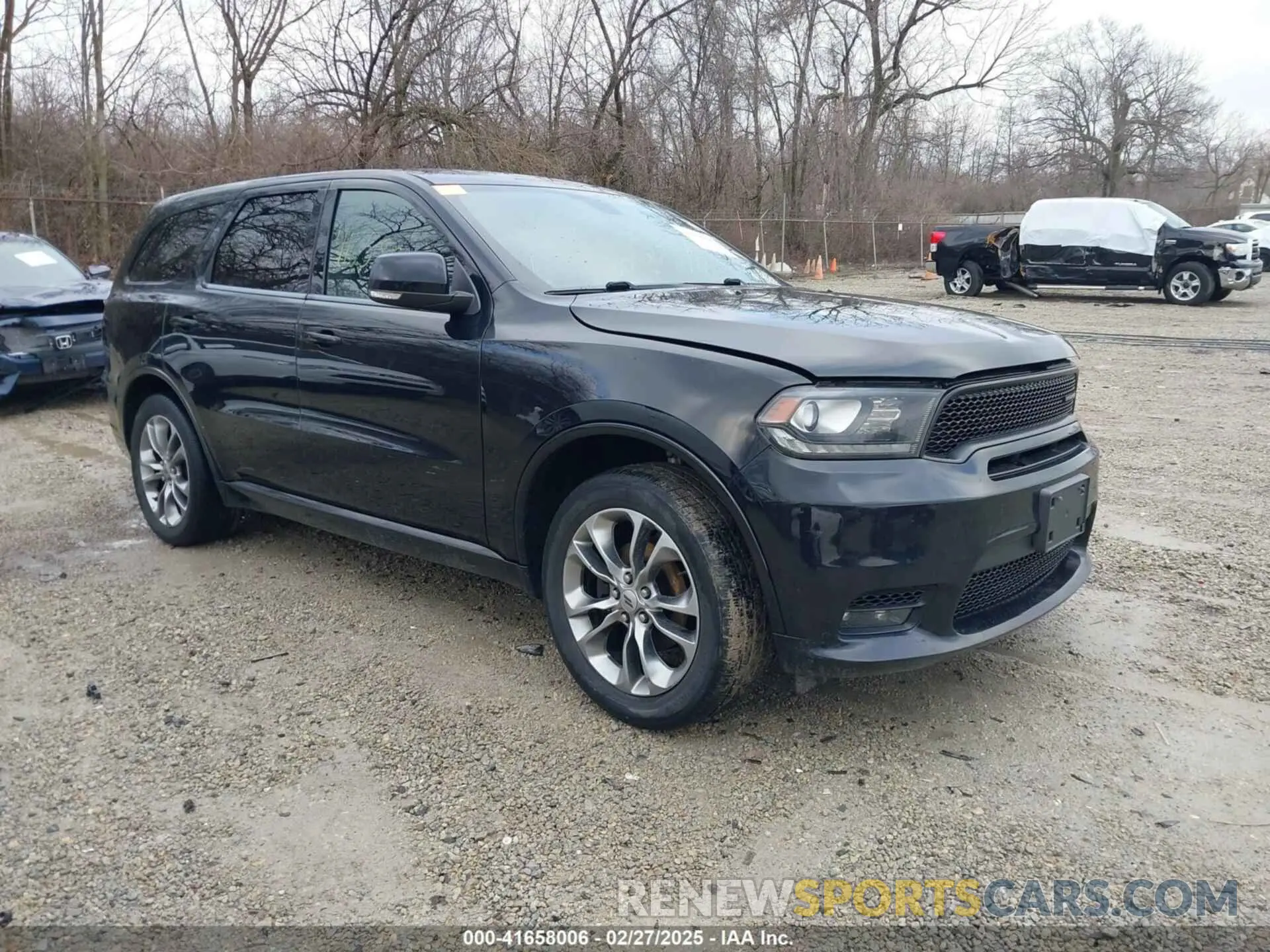 1 Photograph of a damaged car 1C4RDJDG1KC647680 DODGE DURANGO 2019