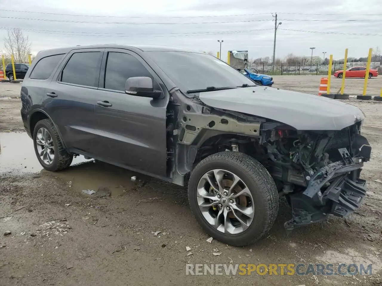 4 Photograph of a damaged car 1C4RDJDG1KC827452 DODGE DURANGO 2019