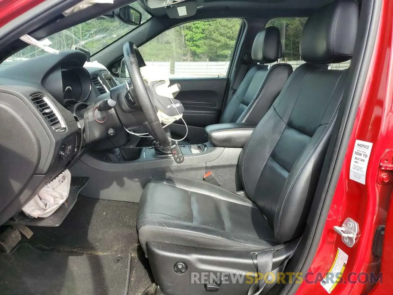 7 Photograph of a damaged car 1C4RDJDG2KC633772 DODGE DURANGO 2019