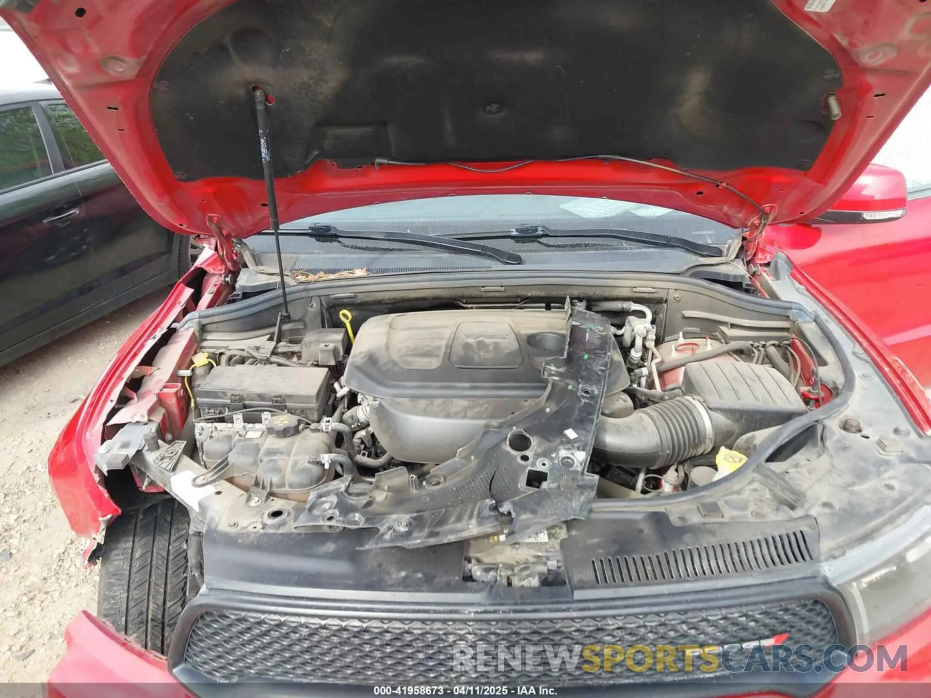 10 Photograph of a damaged car 1C4RDJDG2KC744144 DODGE DURANGO 2019