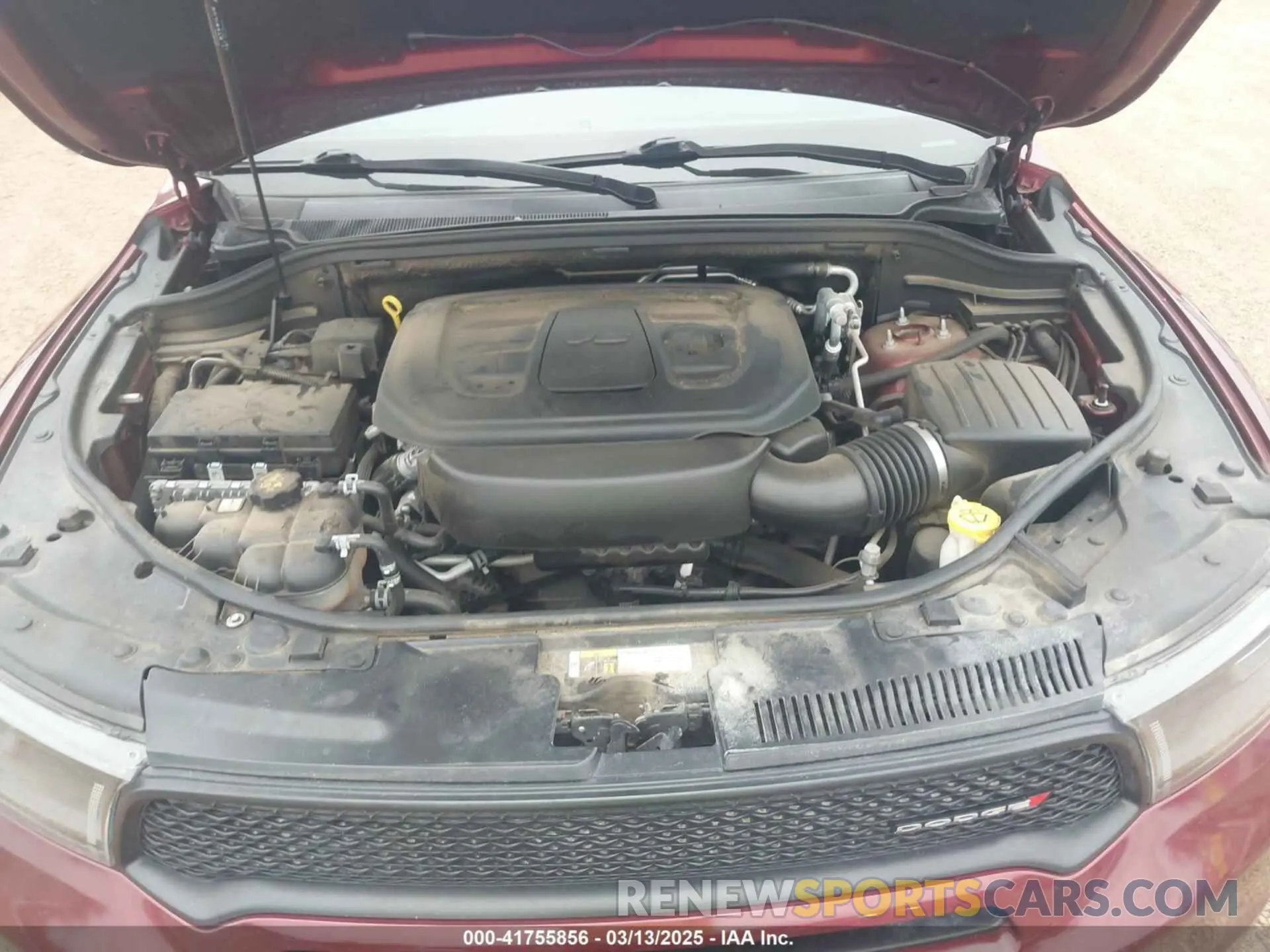 10 Photograph of a damaged car 1C4RDJDG2KC780481 DODGE DURANGO 2019