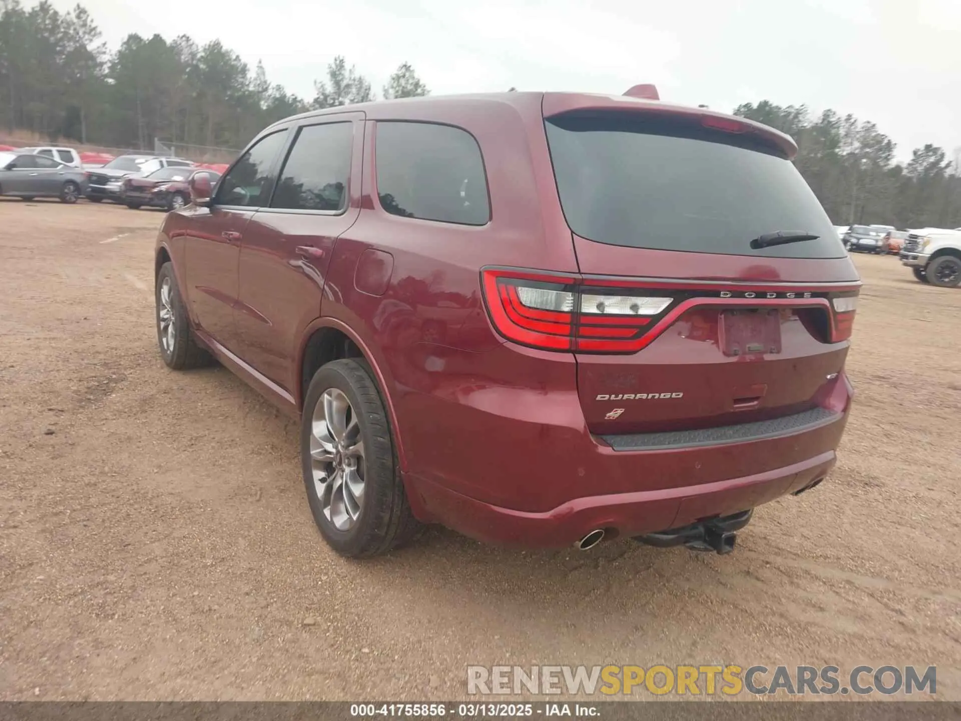 3 Photograph of a damaged car 1C4RDJDG2KC780481 DODGE DURANGO 2019