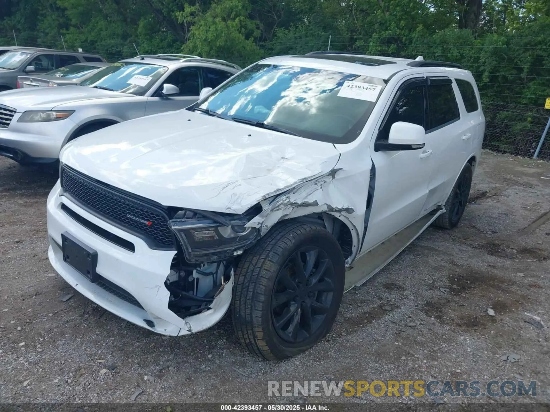 2 Photograph of a damaged car 1C4RDJDG3KC651343 DODGE DURANGO 2019