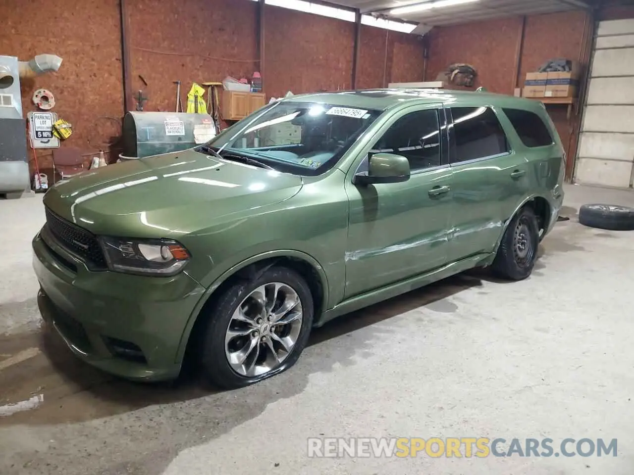 1 Photograph of a damaged car 1C4RDJDG3KC739275 DODGE DURANGO 2019