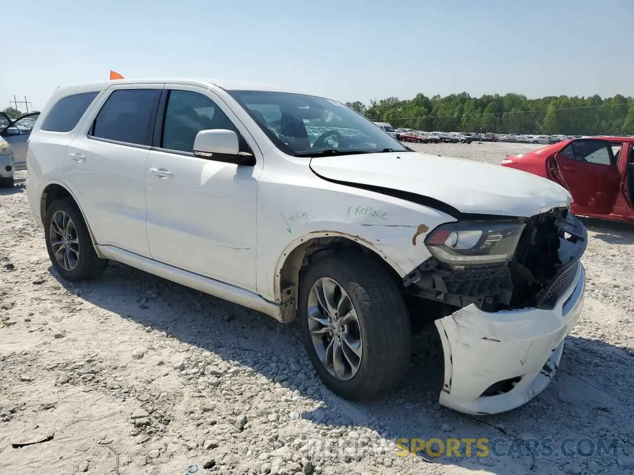 4 Photograph of a damaged car 1C4RDJDG3KC744007 DODGE DURANGO 2019