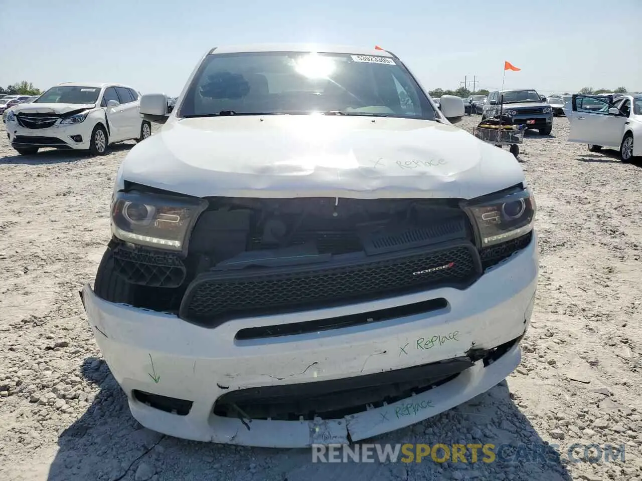 5 Photograph of a damaged car 1C4RDJDG3KC744007 DODGE DURANGO 2019