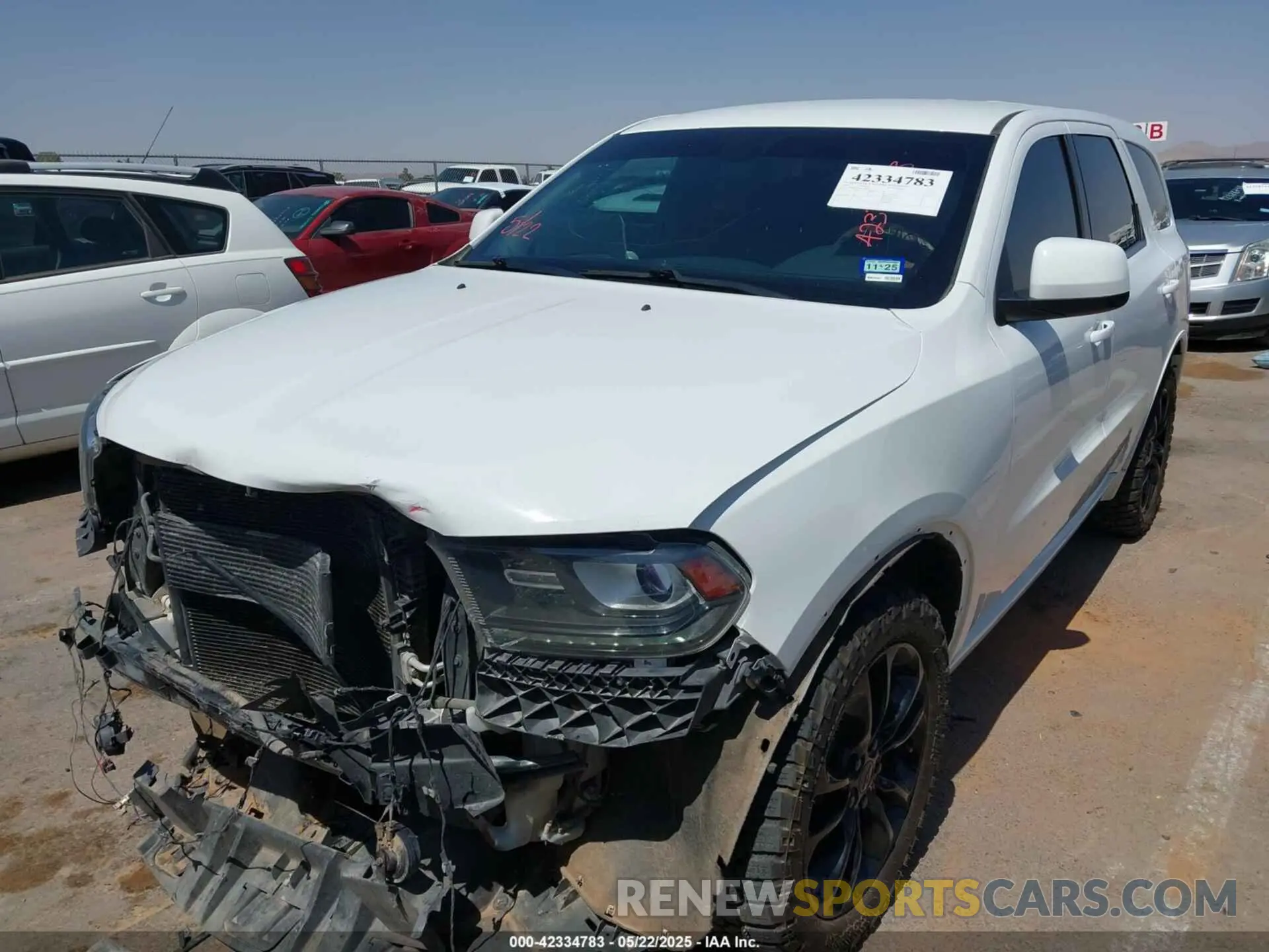 2 Photograph of a damaged car 1C4RDJDG3KC770817 DODGE DURANGO 2019