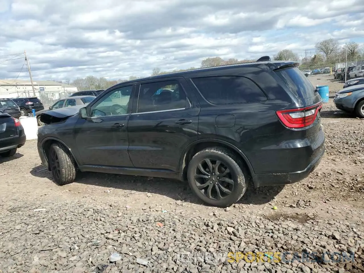2 Photograph of a damaged car 1C4RDJDG3KC848321 DODGE DURANGO 2019