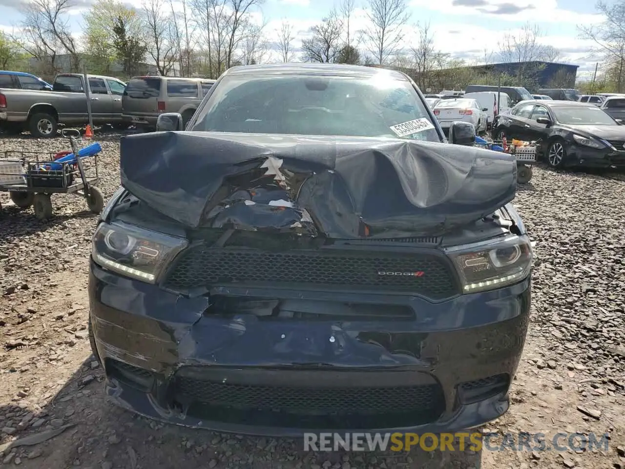 5 Photograph of a damaged car 1C4RDJDG3KC848321 DODGE DURANGO 2019