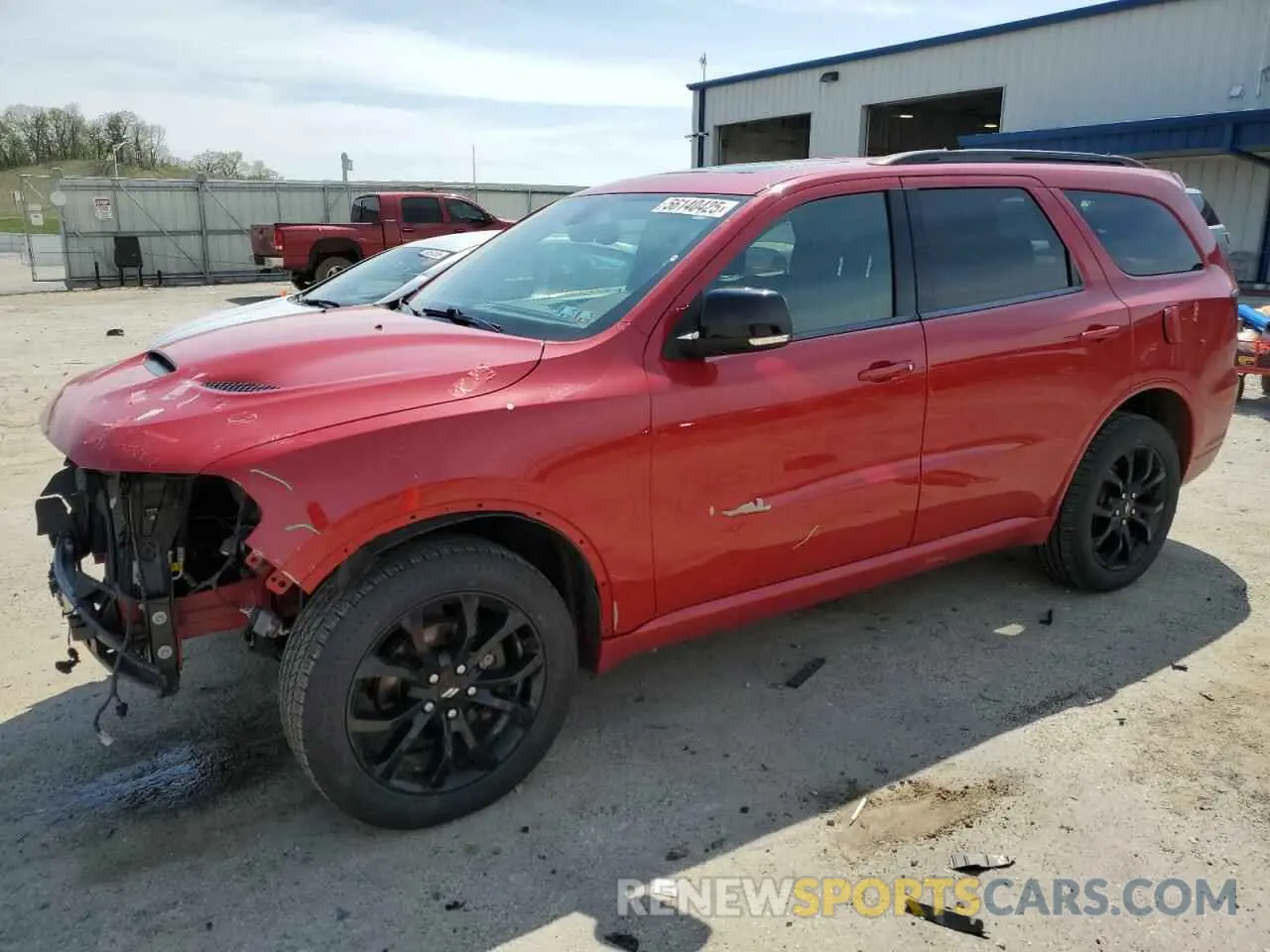 1 Photograph of a damaged car 1C4RDJDG4KC599432 DODGE DURANGO 2019