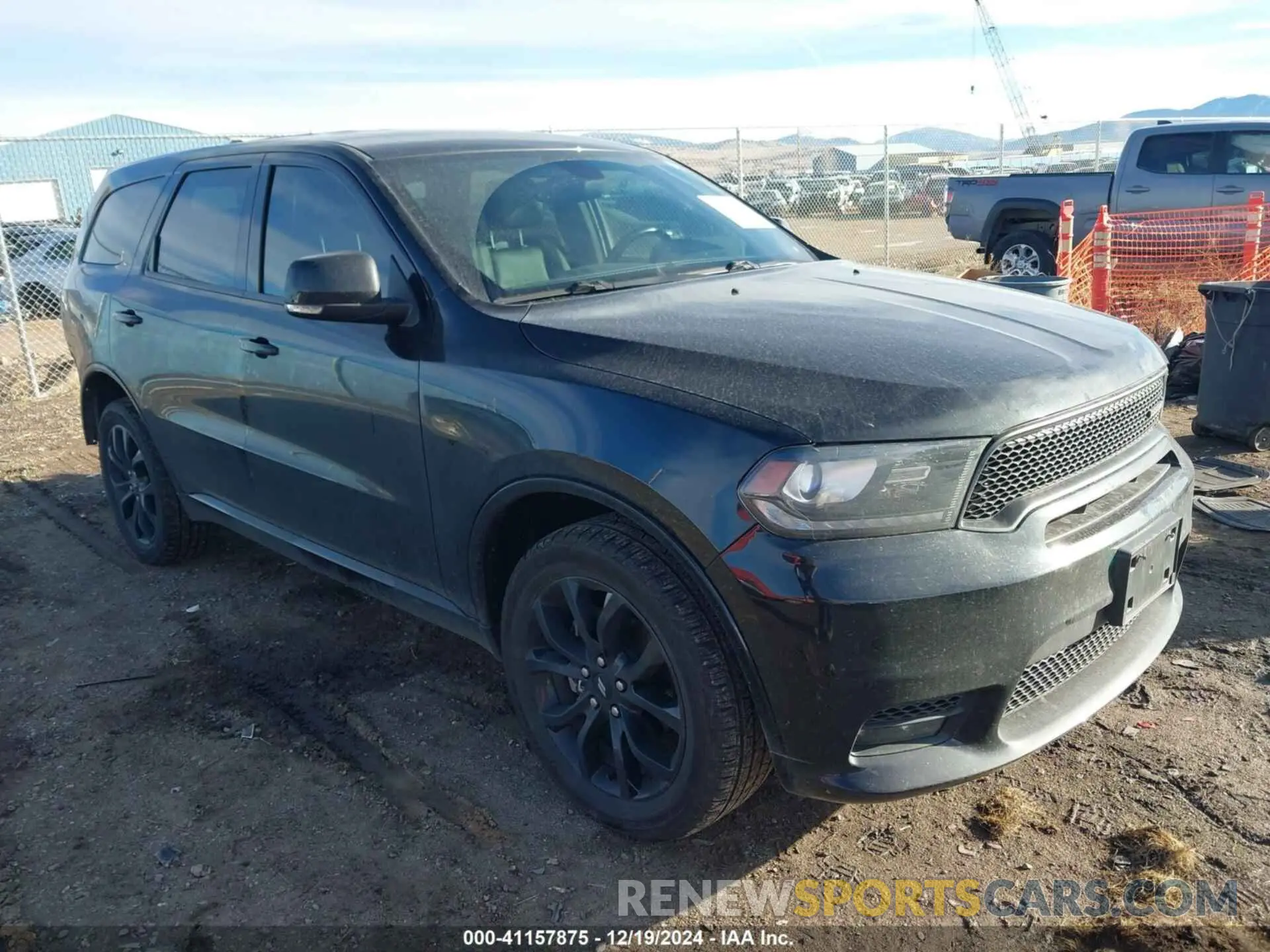 1 Photograph of a damaged car 1C4RDJDG4KC764623 DODGE DURANGO 2019