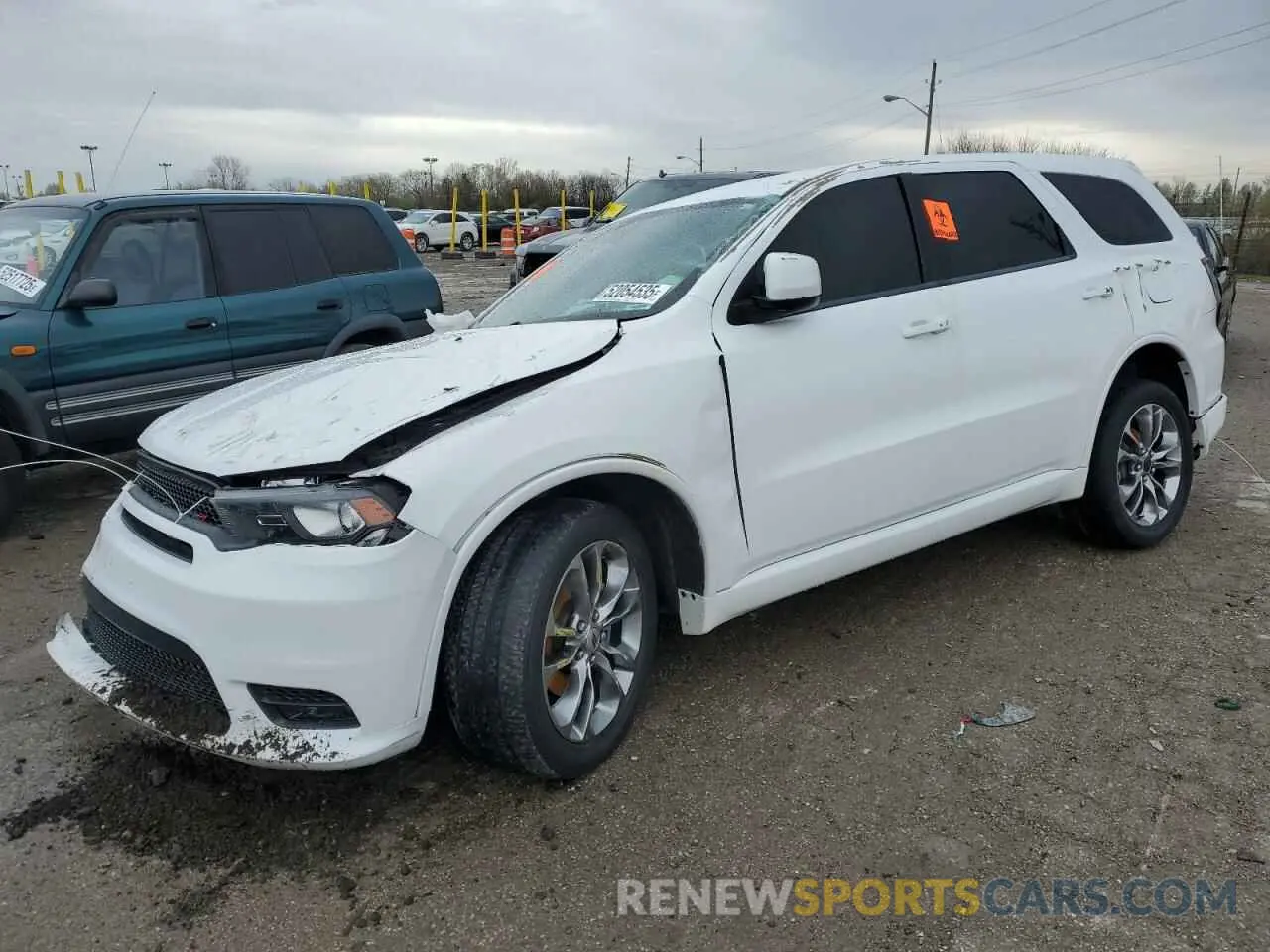 1 Photograph of a damaged car 1C4RDJDG4KC821225 DODGE DURANGO 2019