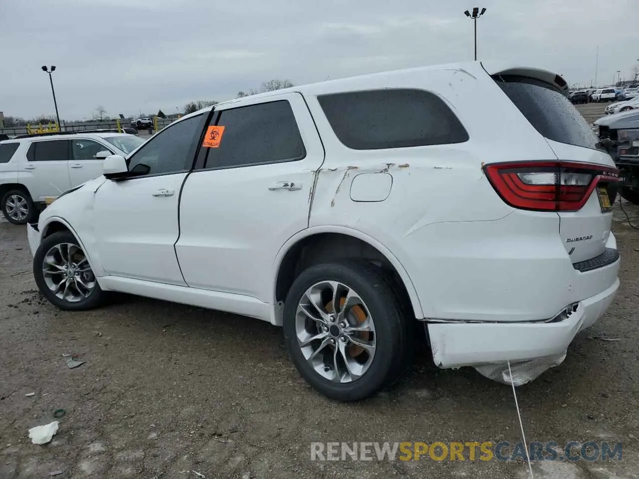 2 Photograph of a damaged car 1C4RDJDG4KC821225 DODGE DURANGO 2019