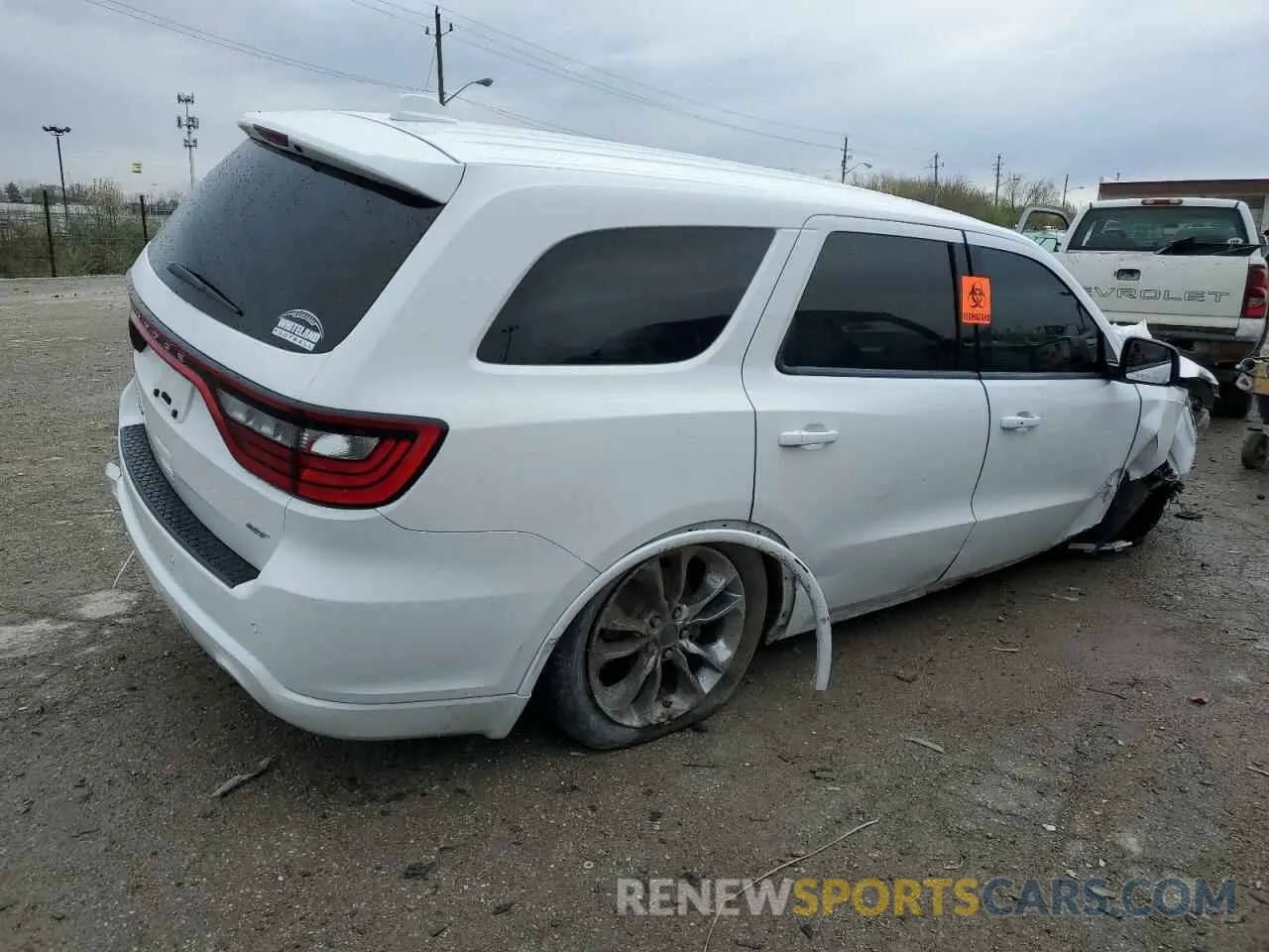 3 Photograph of a damaged car 1C4RDJDG4KC821225 DODGE DURANGO 2019