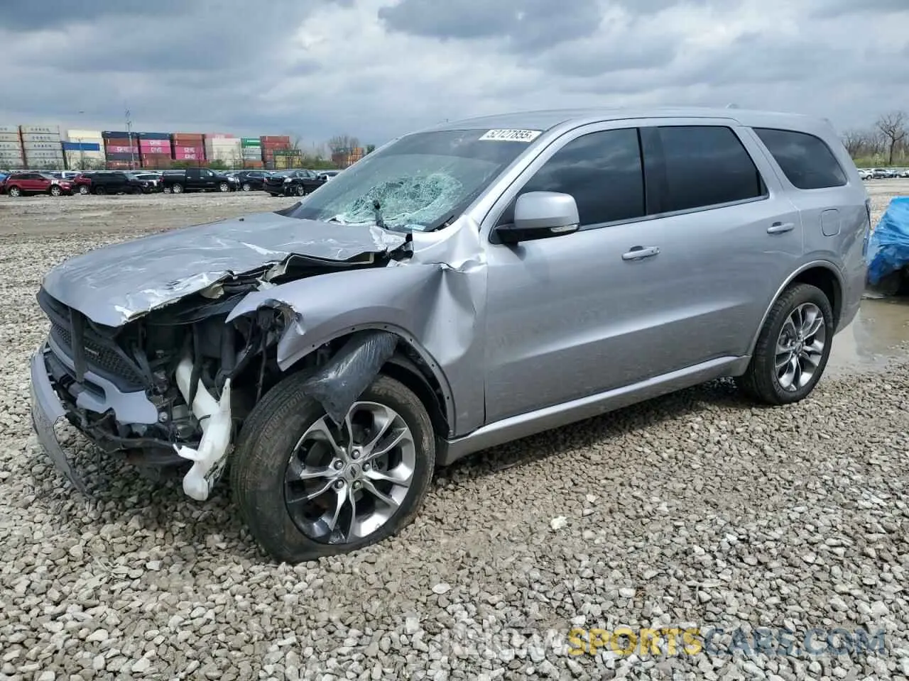 1 Photograph of a damaged car 1C4RDJDG5KC550286 DODGE DURANGO 2019
