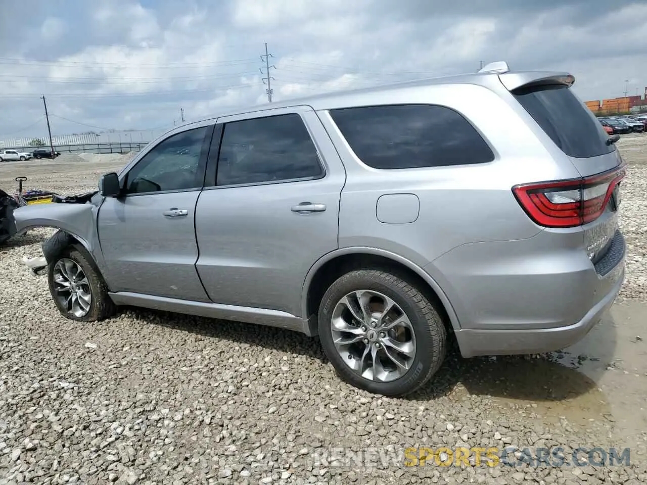 2 Photograph of a damaged car 1C4RDJDG5KC550286 DODGE DURANGO 2019