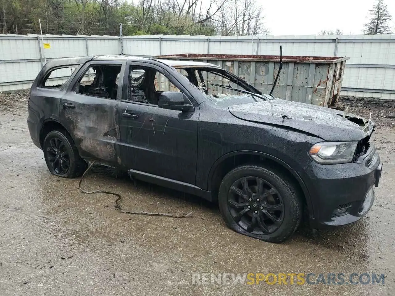 4 Photograph of a damaged car 1C4RDJDG5KC585961 DODGE DURANGO 2019