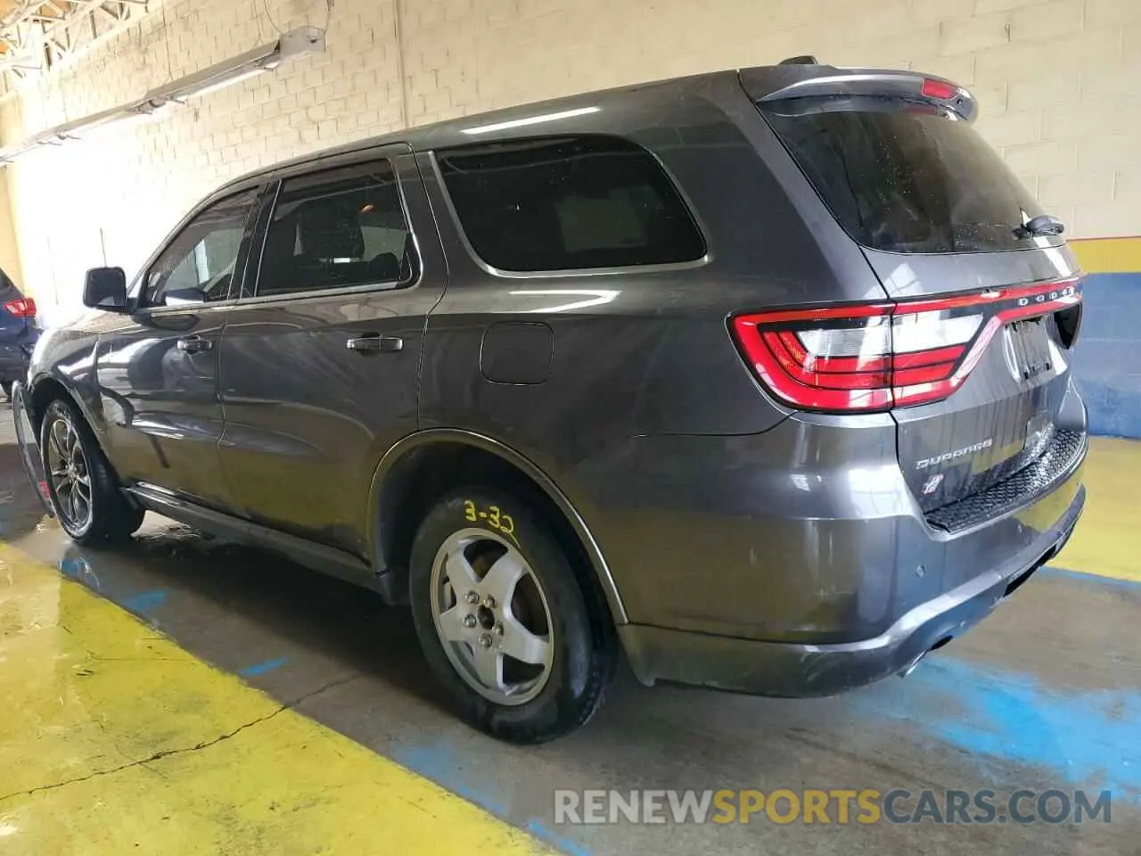 2 Photograph of a damaged car 1C4RDJDG5KC617050 DODGE DURANGO 2019