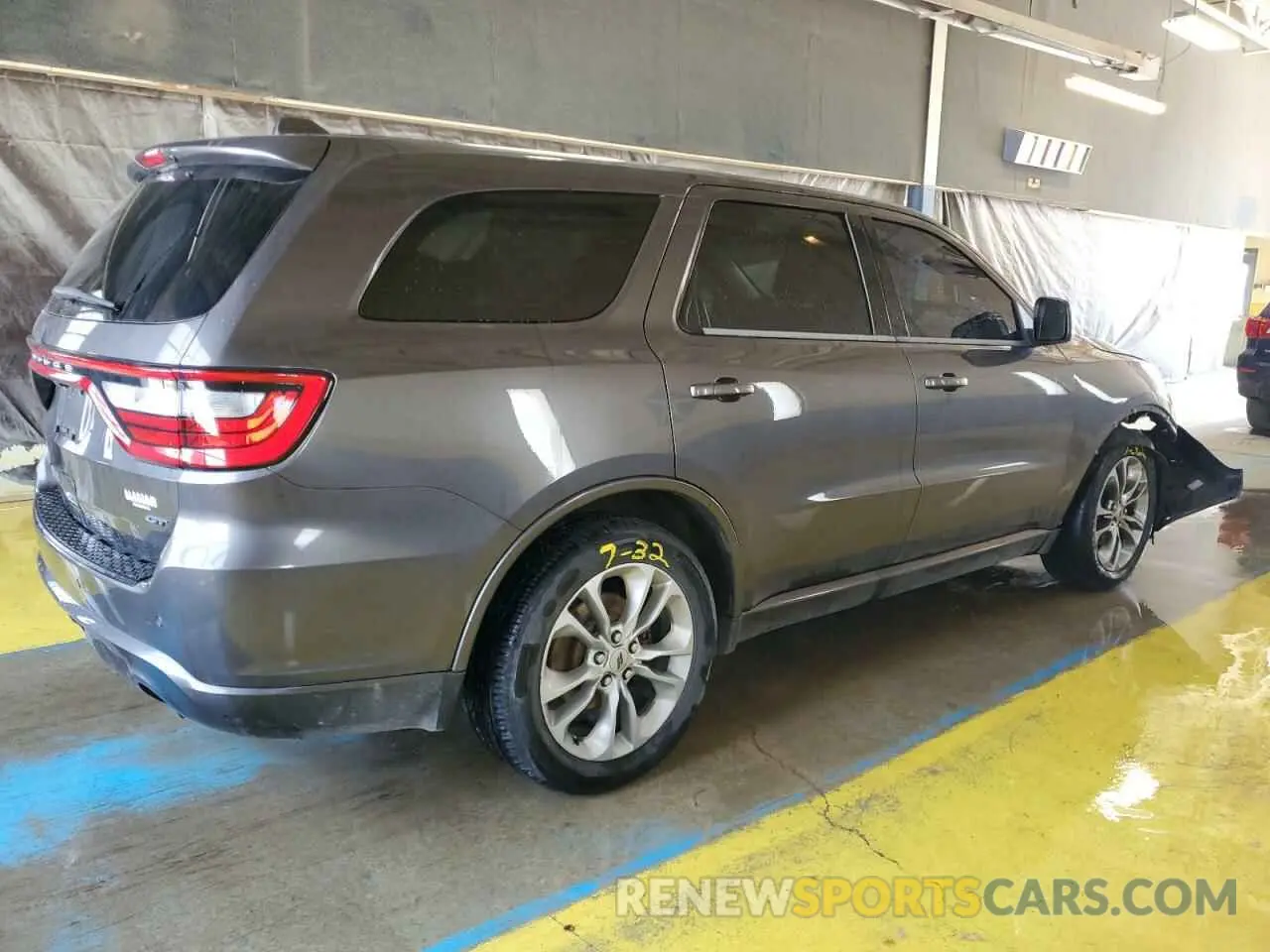 3 Photograph of a damaged car 1C4RDJDG5KC617050 DODGE DURANGO 2019