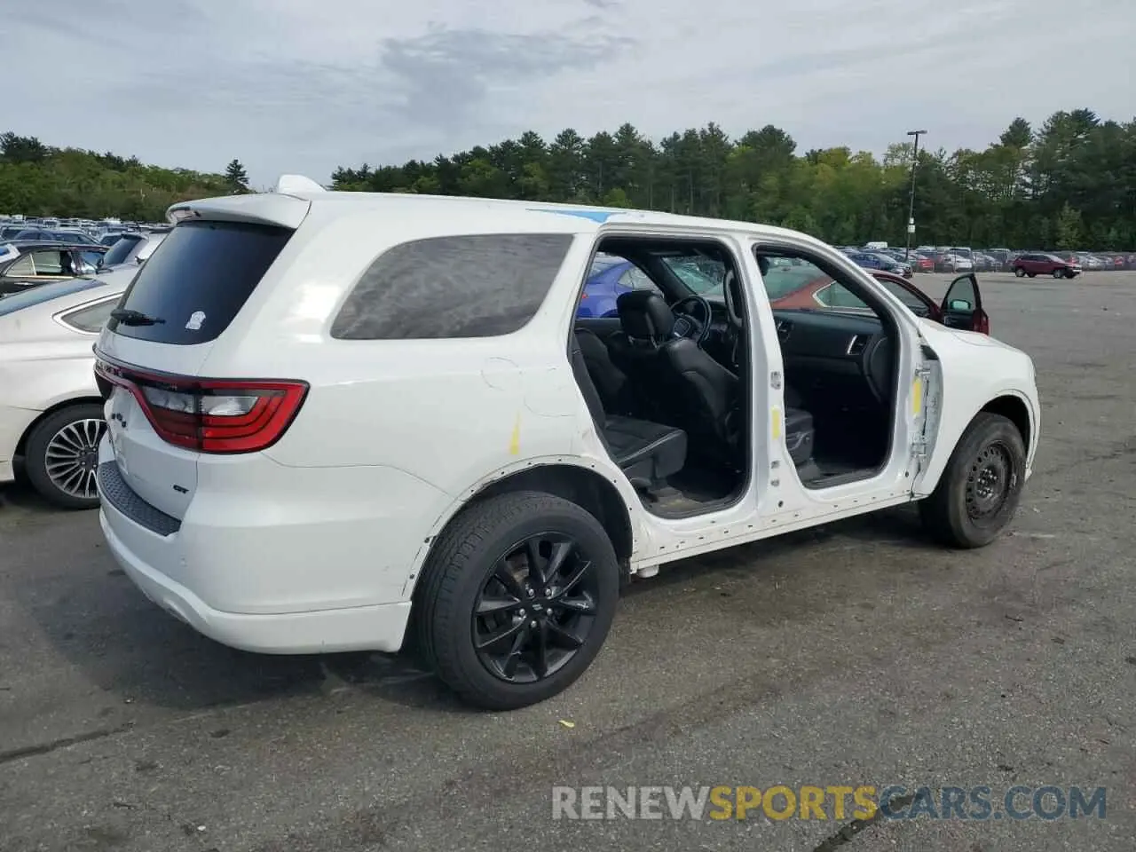 3 Photograph of a damaged car 1C4RDJDG5KC812002 DODGE DURANGO 2019