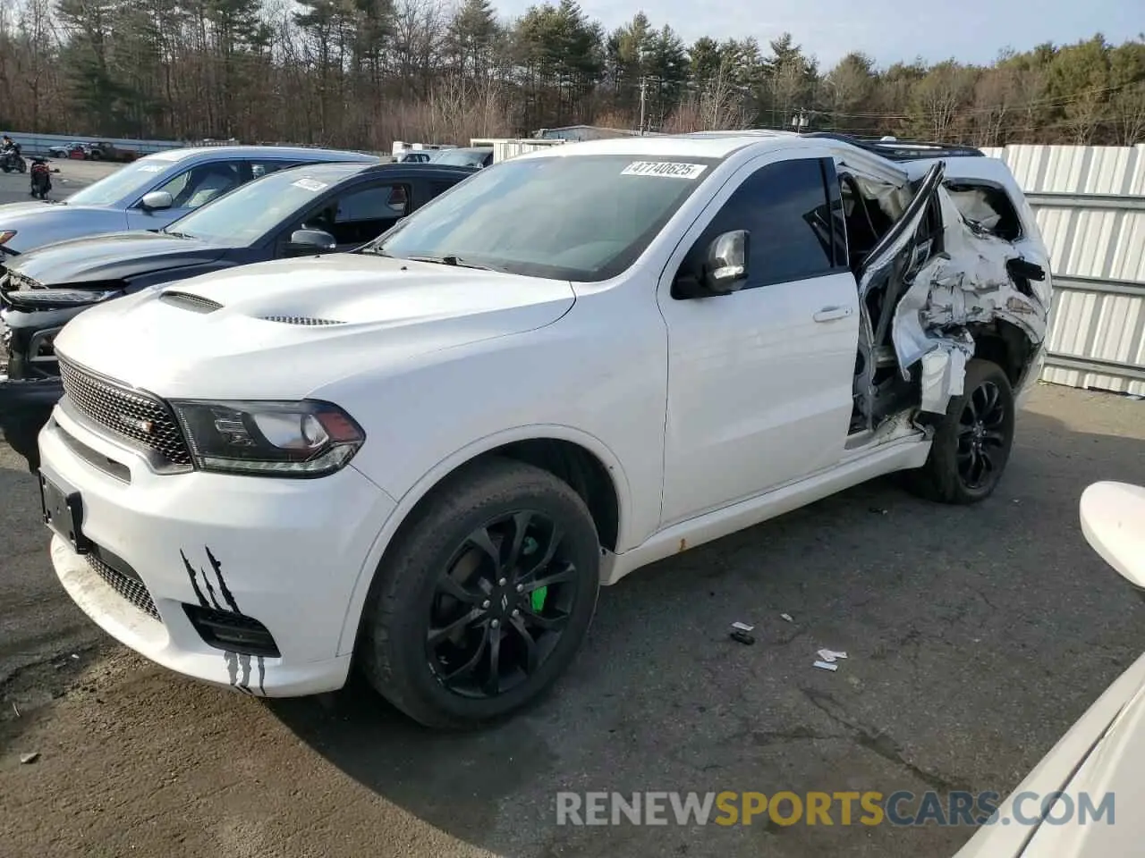 1 Photograph of a damaged car 1C4RDJDG6KC560163 DODGE DURANGO 2019